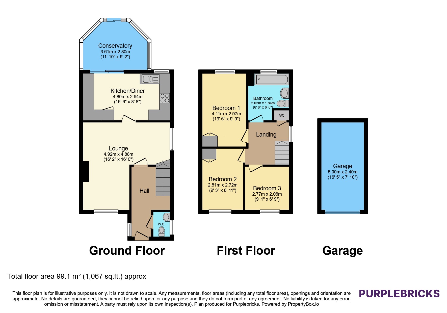 28, Stonebridge Lane, Warsop, Mansfield floorplan