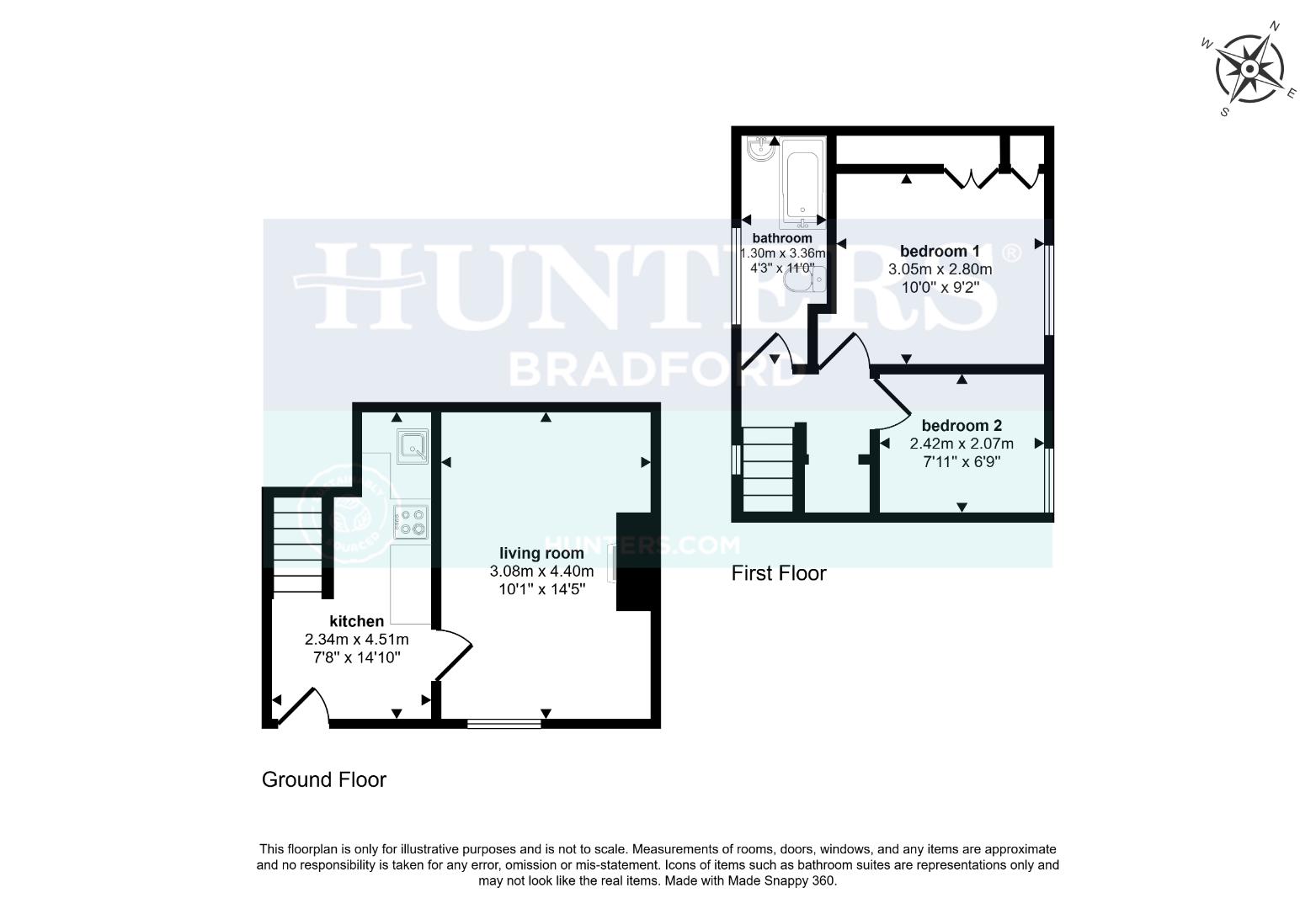 7, Prospect Place (s), Bradford floorplan