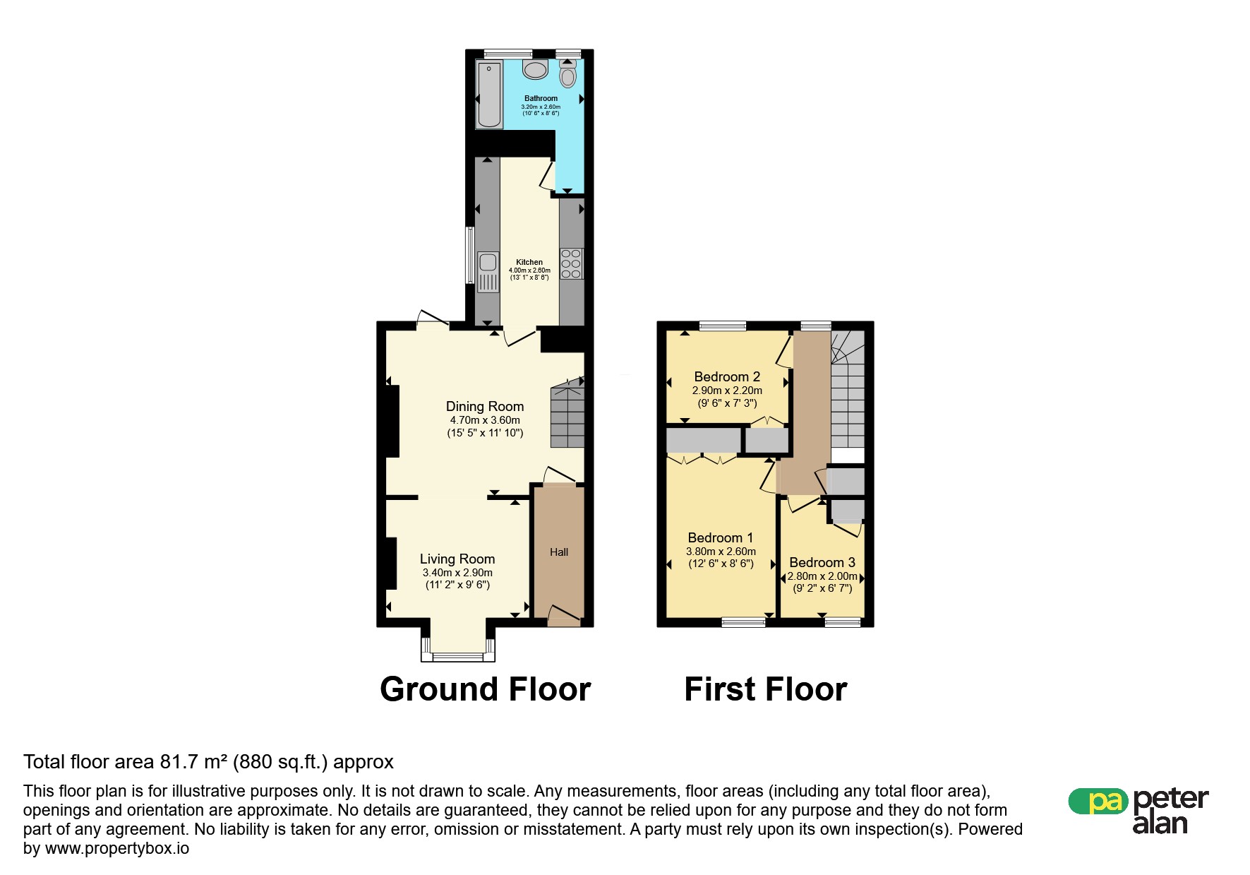 10, Ynysglyd Street, Hengoed floorplan