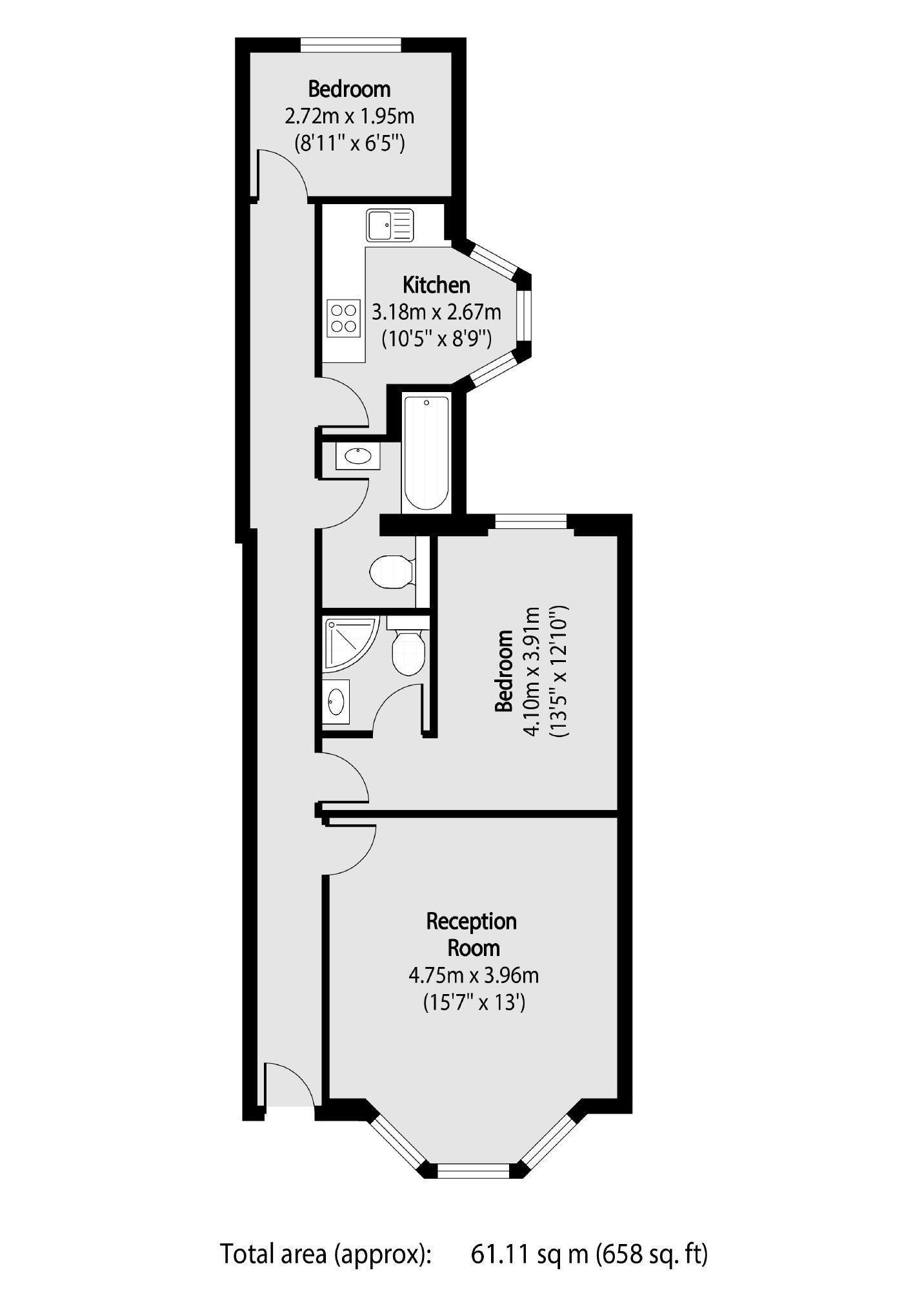 Kilburn Park Road, London floorplan
