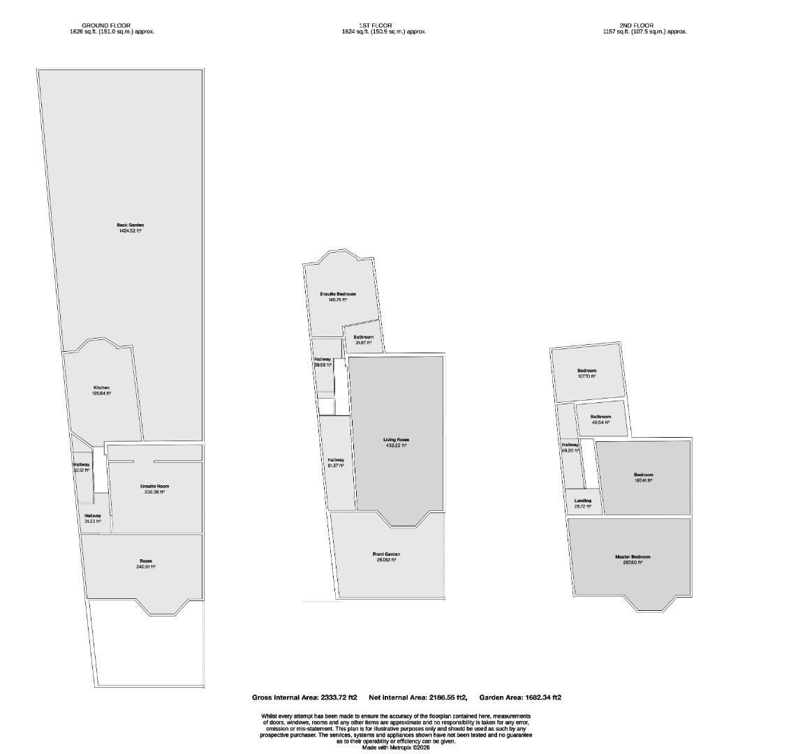 129, Brooke Road, London floorplan