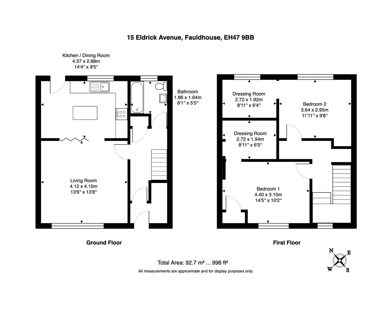 15, Eldrick Avenue, Fauldhouse floorplan