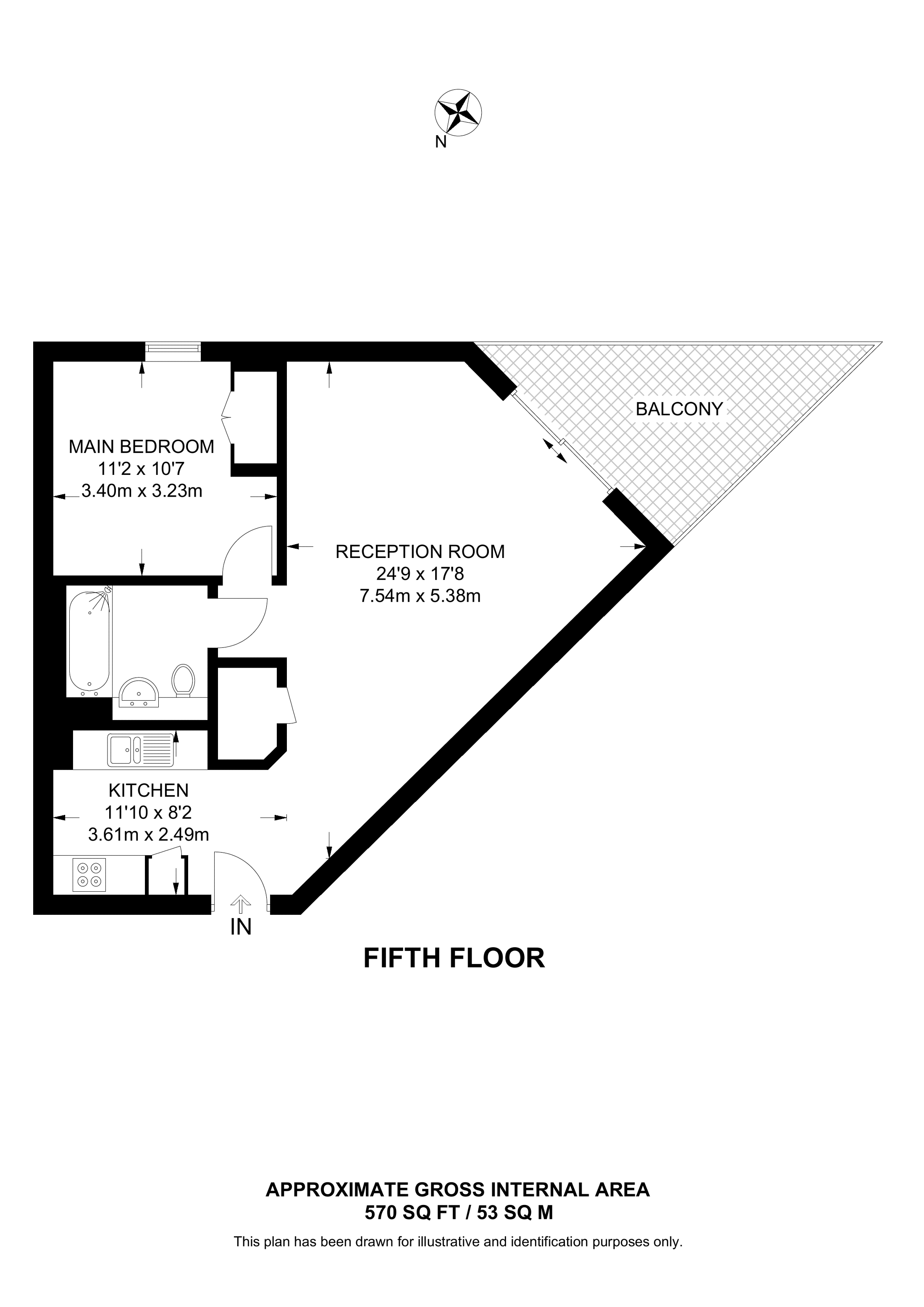 Churchyard Row, Kennington floorplan