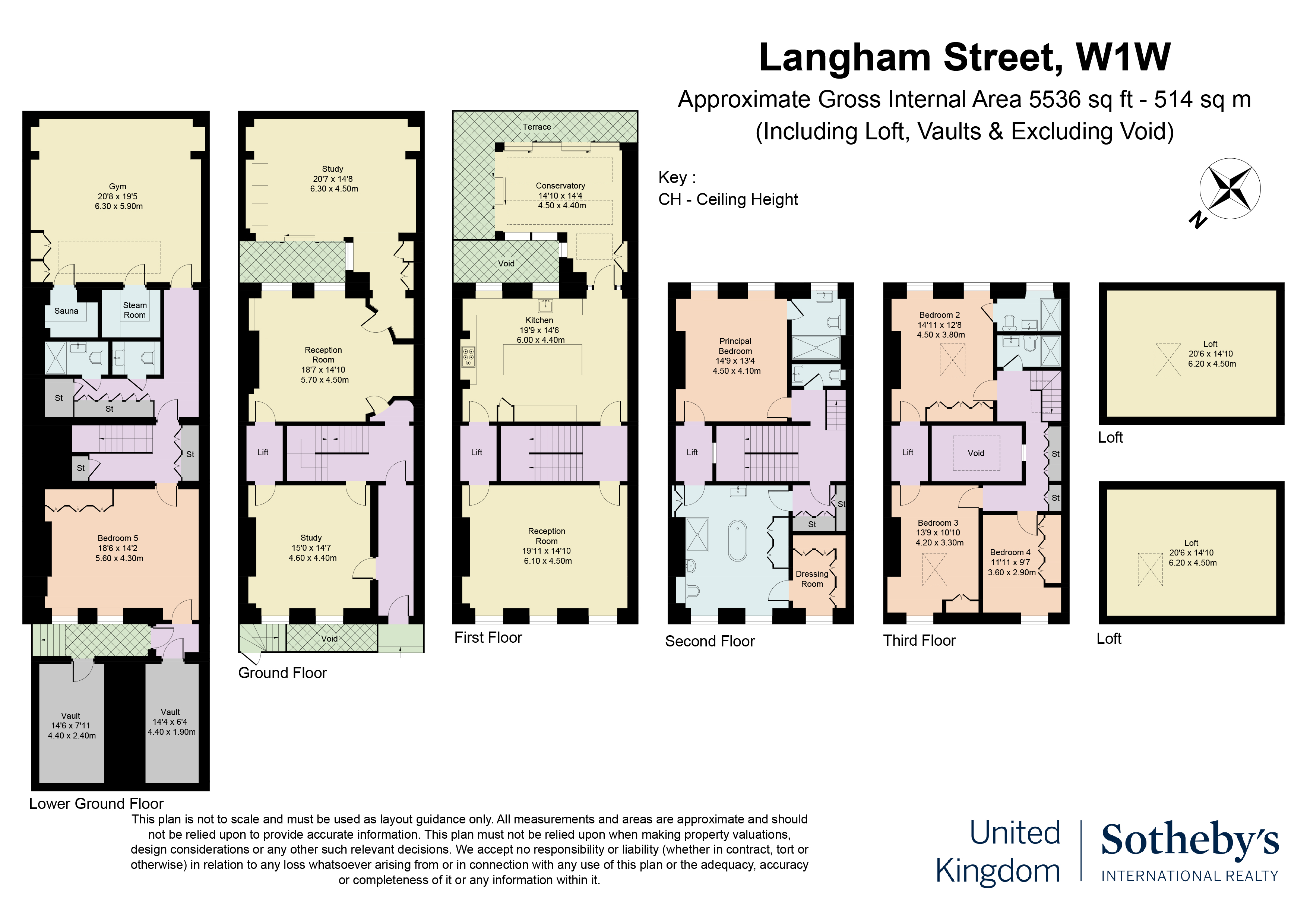 Langham, Langham Street, London floorplan