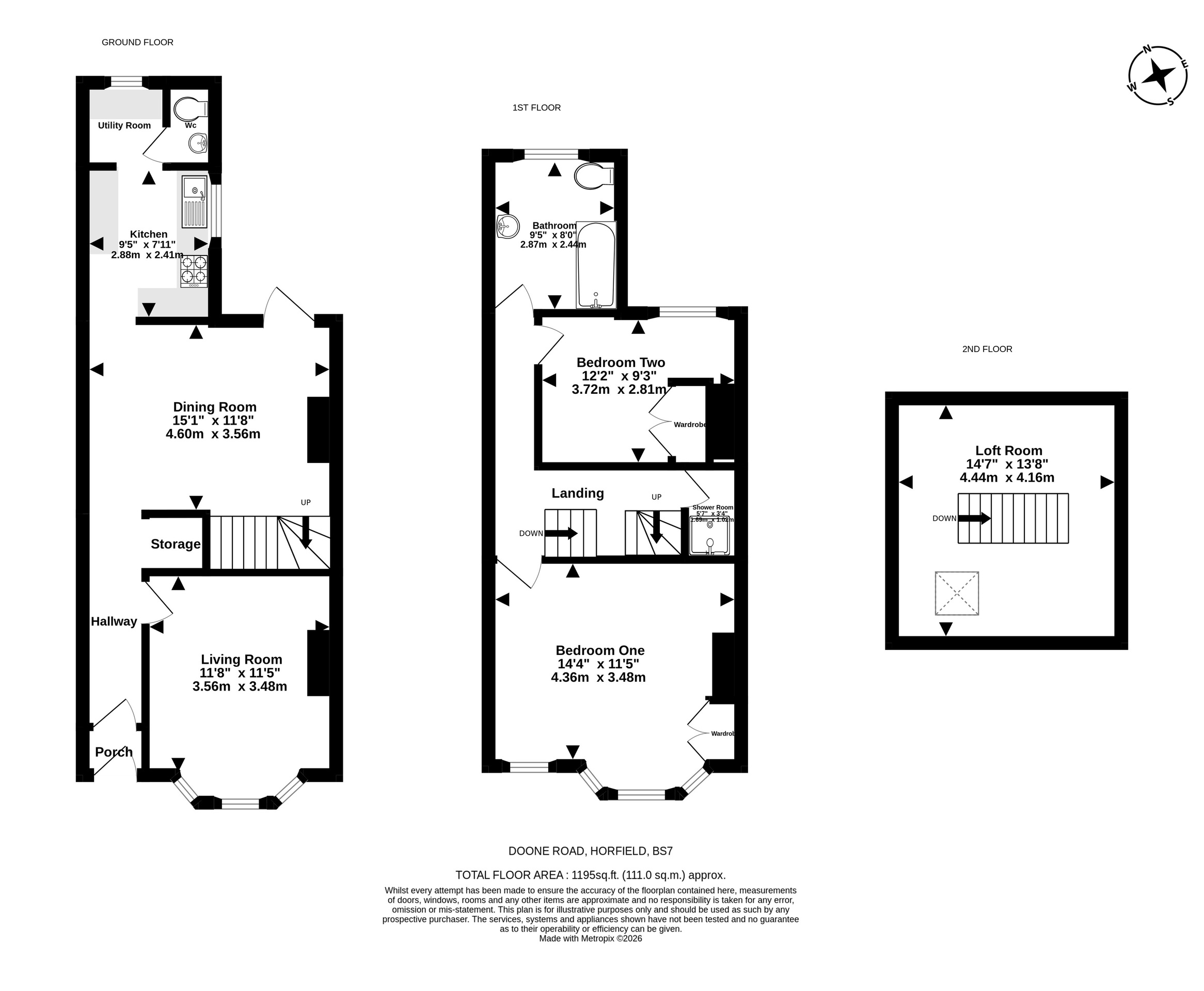 5 Doone Road, Bristol floorplan