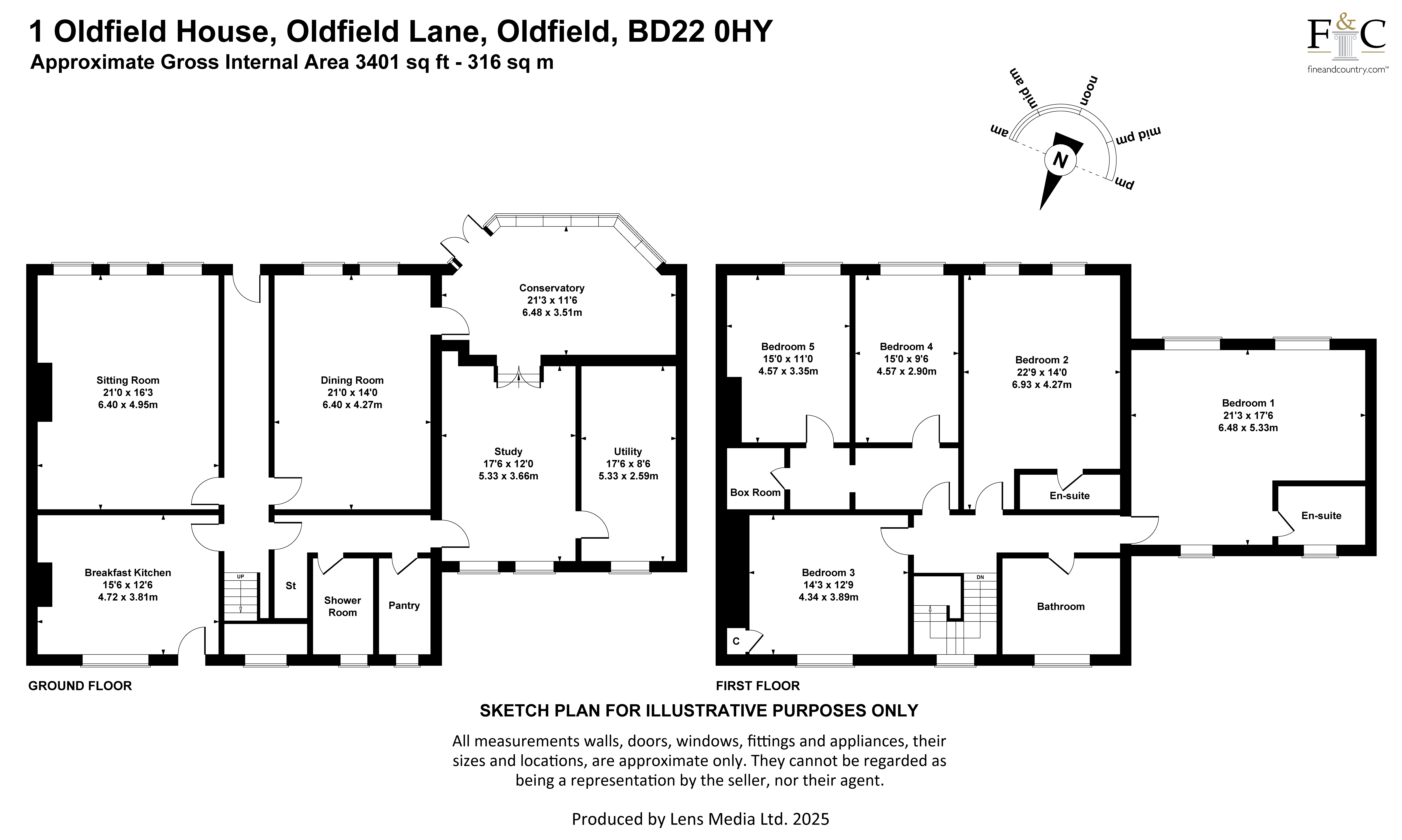 1 Oldfield House,, Oldfield Lane, Oldfield floorplan