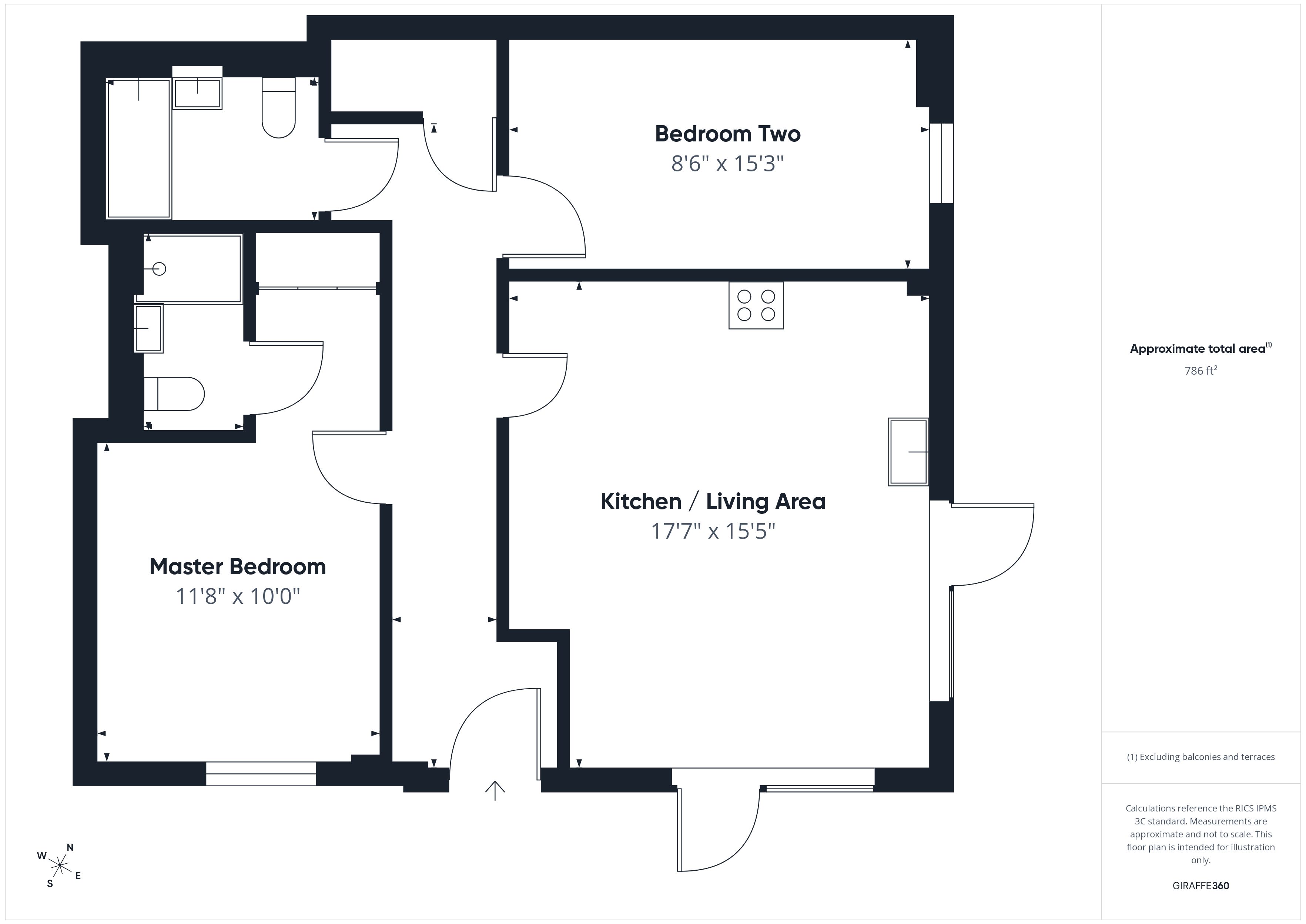 Apartment 28, Sallow House, 7, Wallingford Way, Maidenhead floorplan