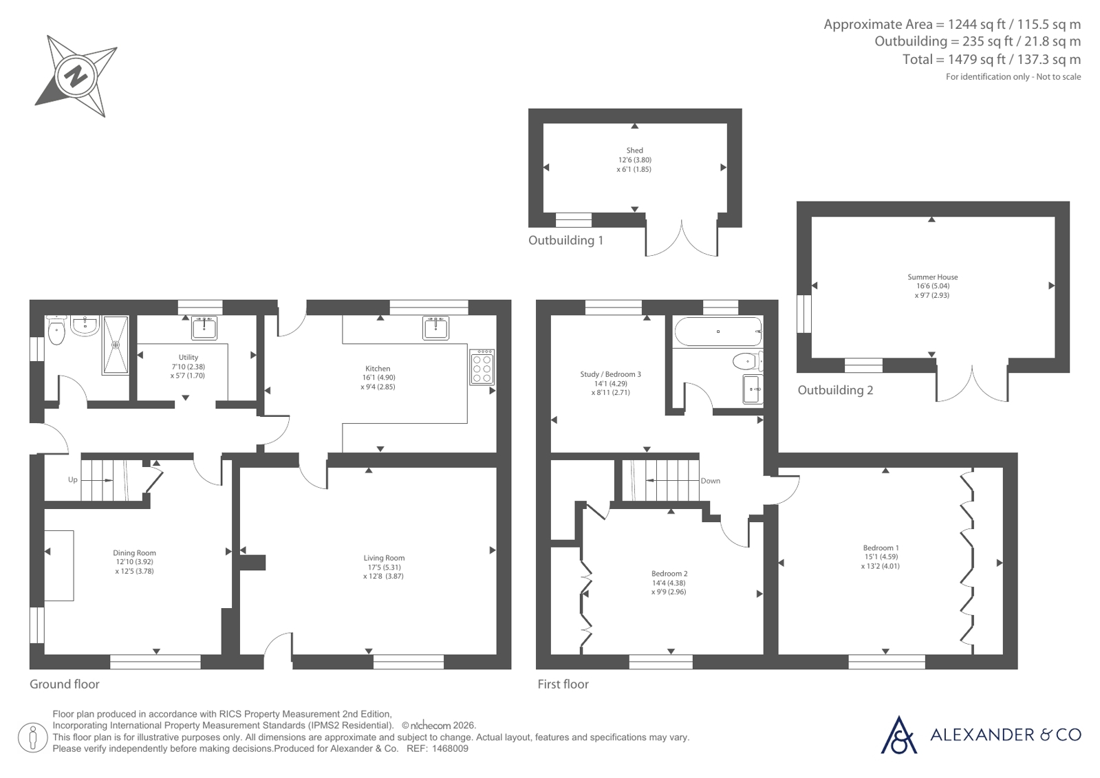 Rose Cottage,, Main Street, Buckingham floorplan
