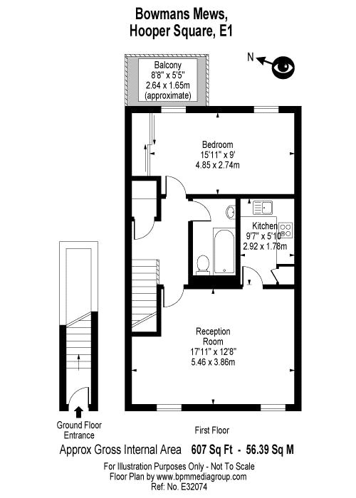 1 Bedrooms Flat to rent in Bowmans Mews, London E1