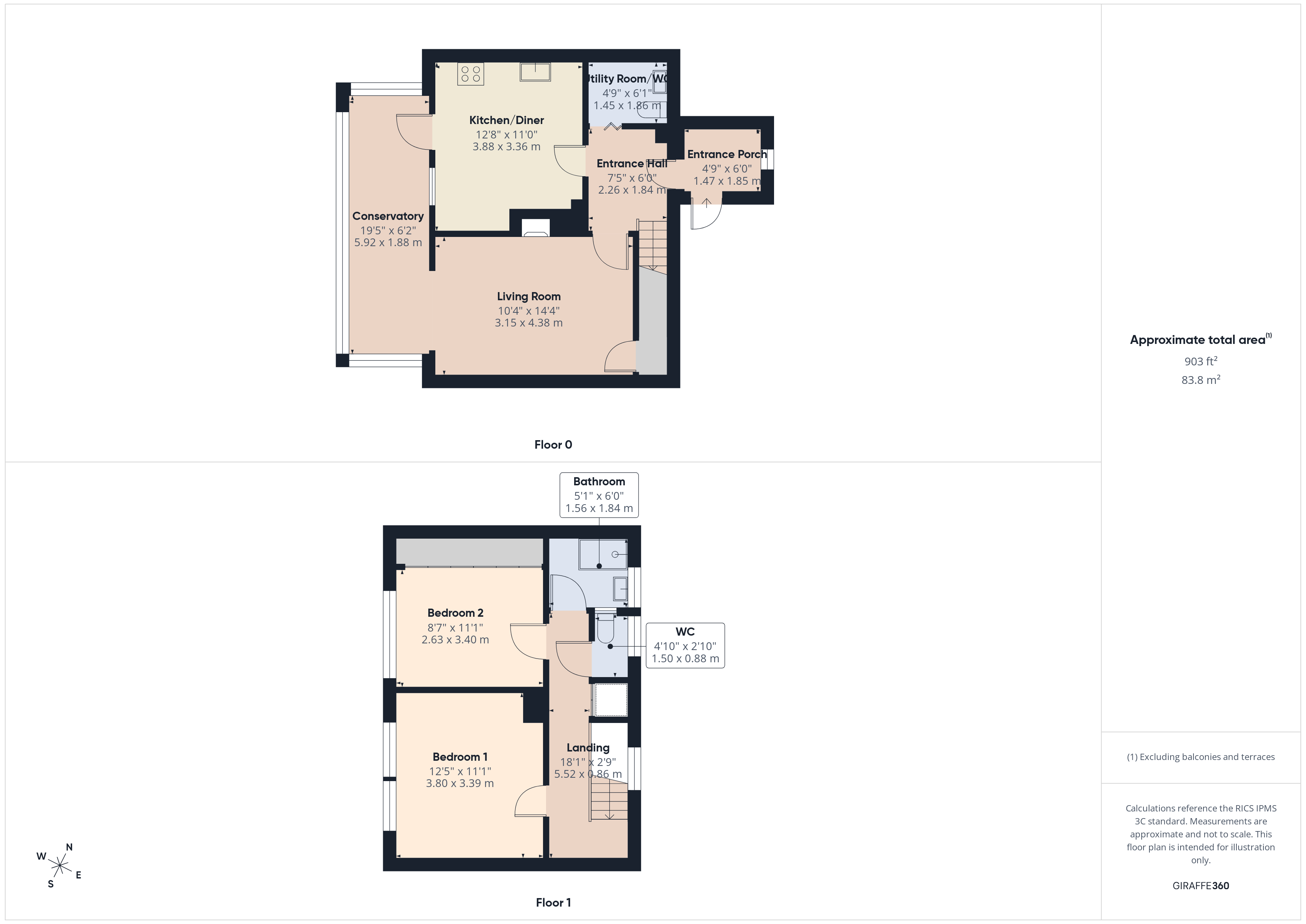 18, Agnes Close, Cornwall floorplan