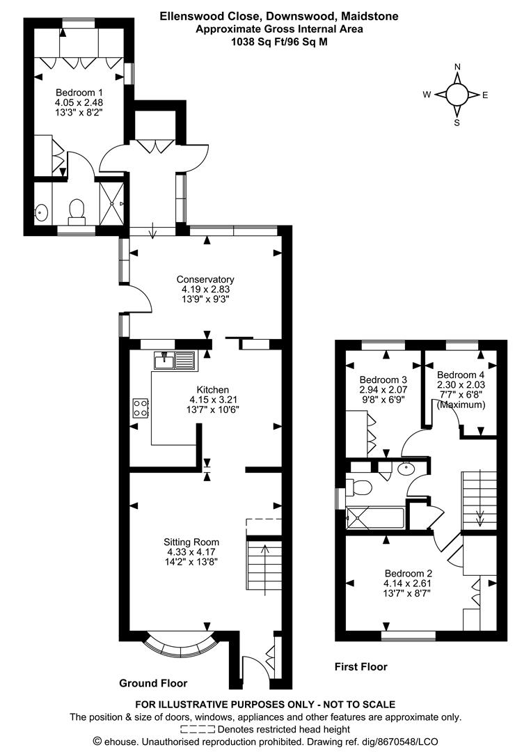 19, Ellenswood Close, Downswood floorplan