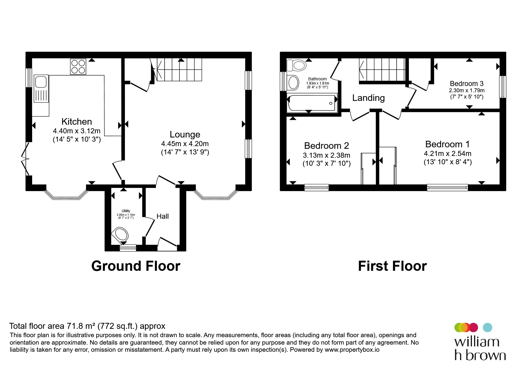 Nether View, Chesterfield floorplan