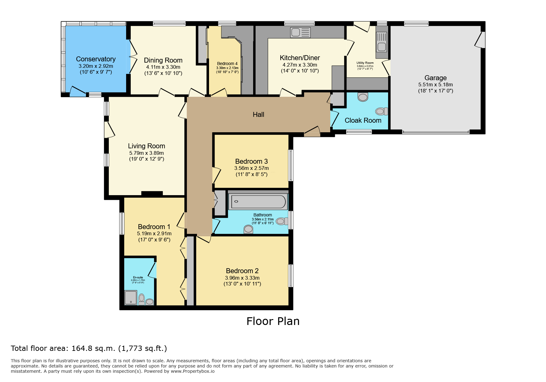 Sarum,, Chope Road, Bideford floorplan