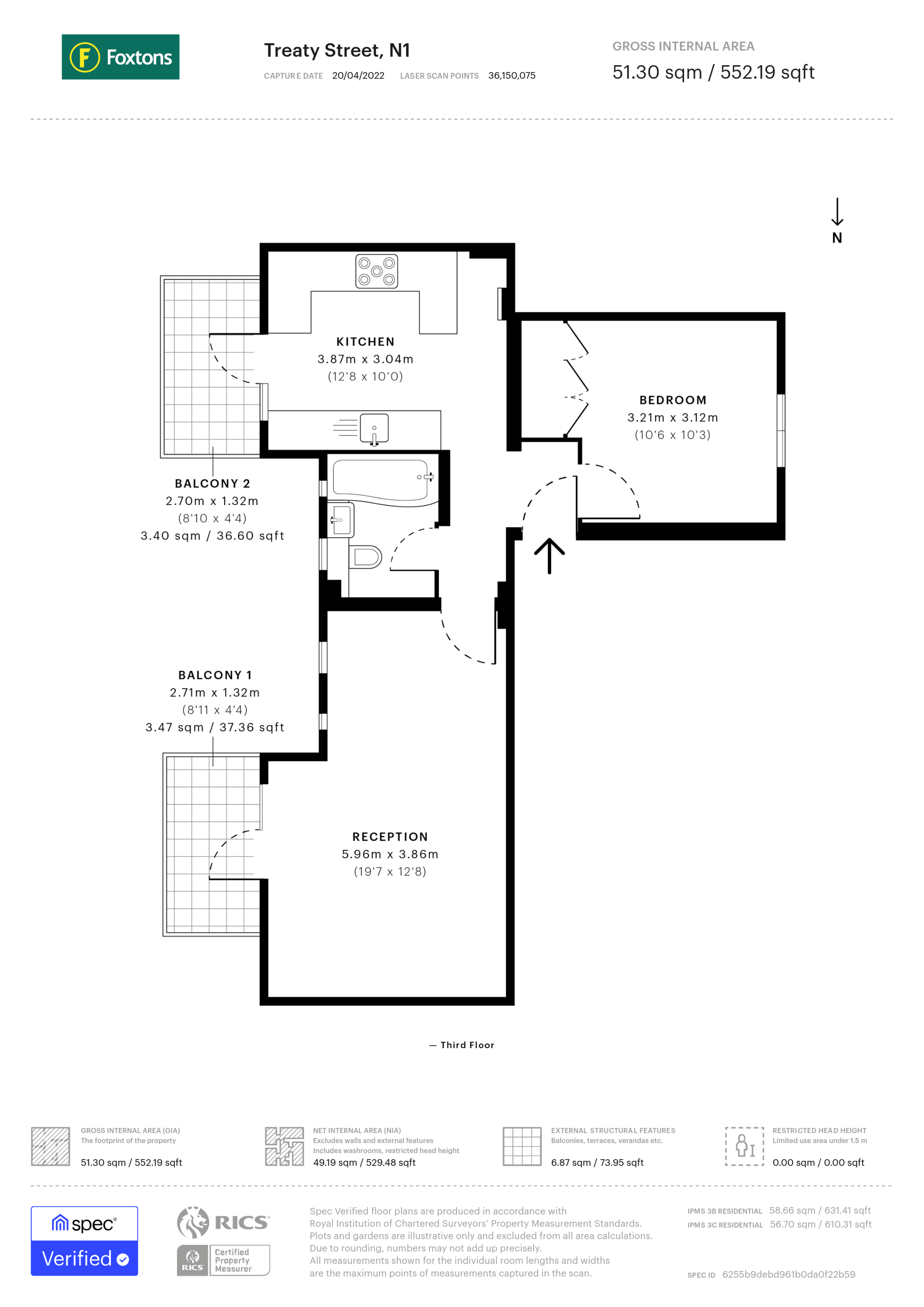 Treaty Street, Islington floorplan