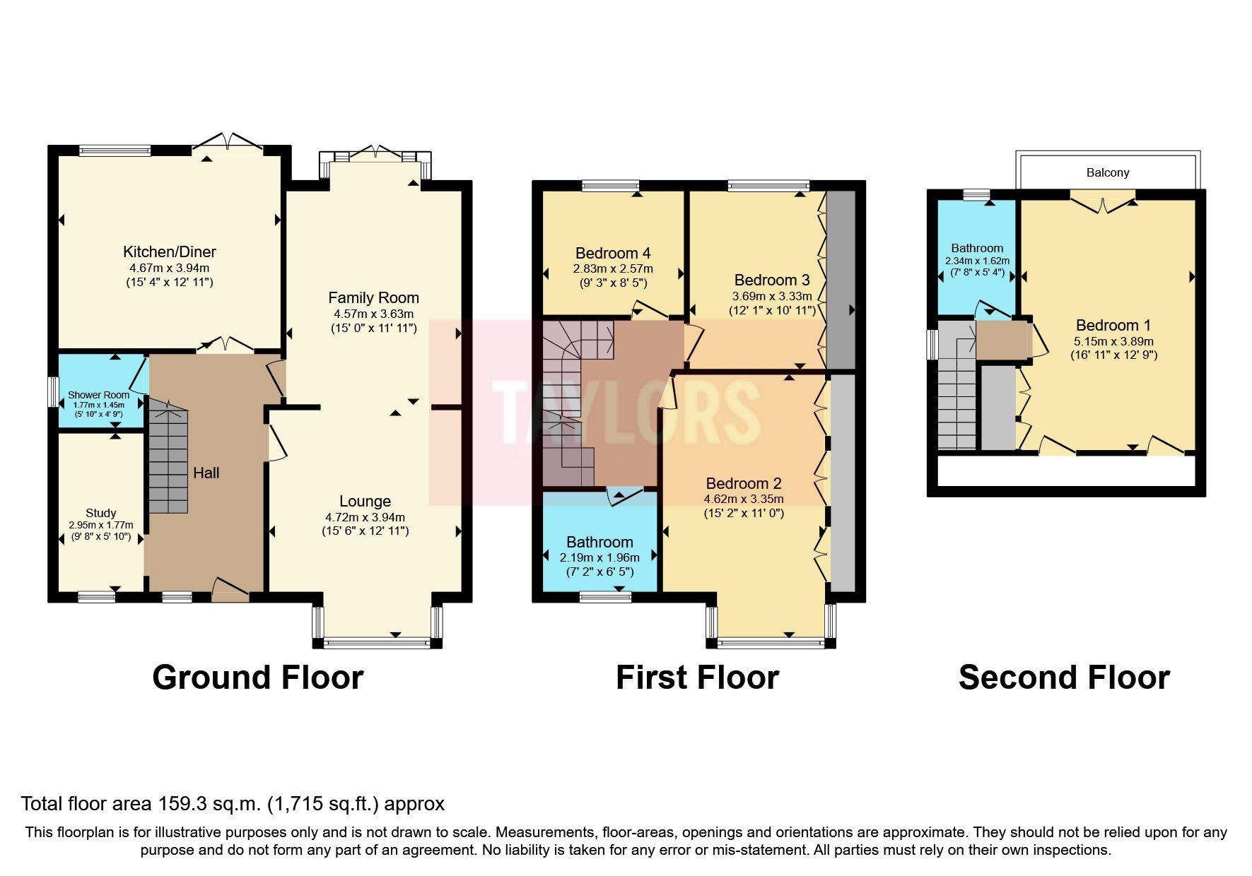 Waller Avenue, Luton, Bedfordshire LU4, 4 bedroom semidetached house