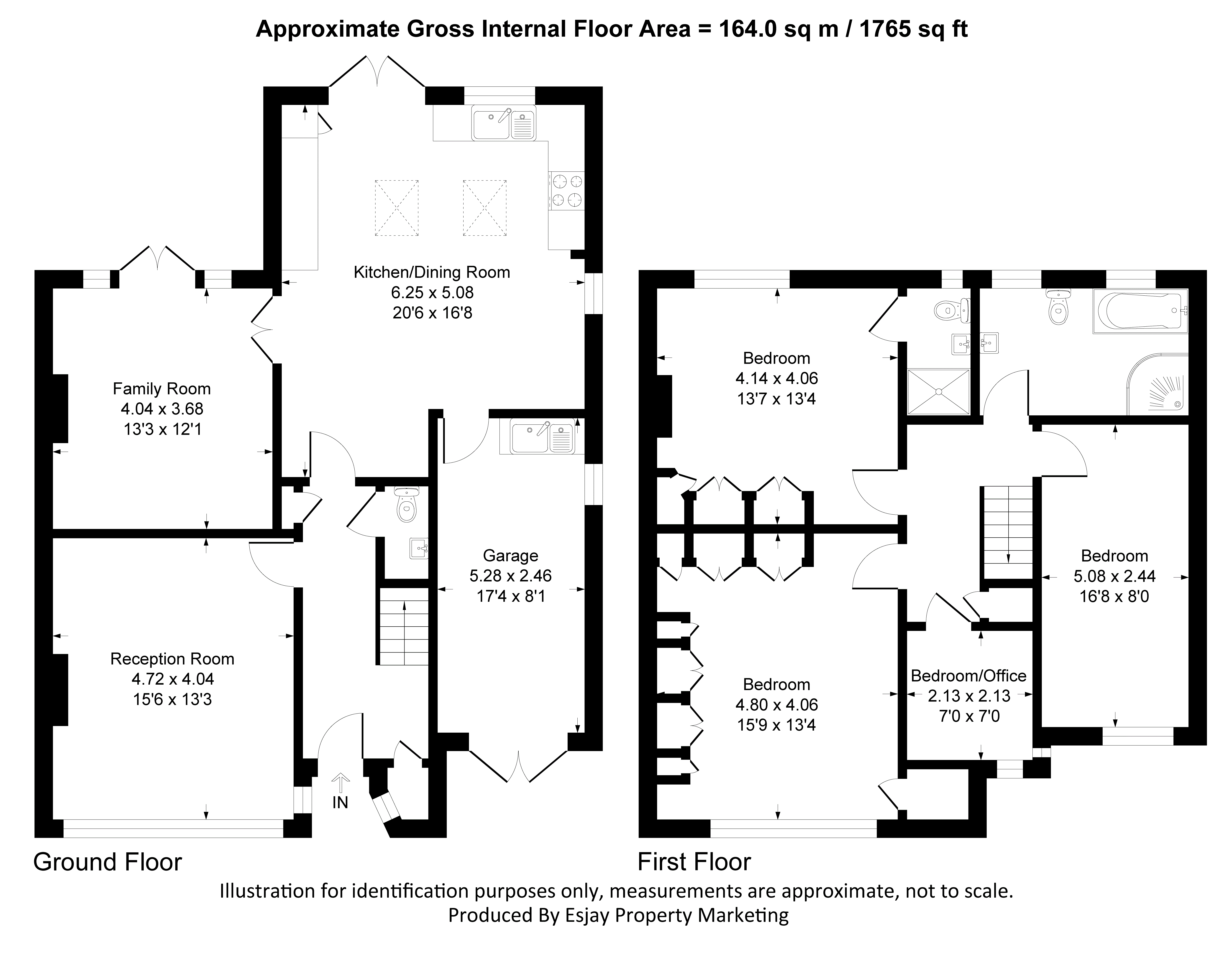 75, Manor Drive North, New Malden floorplan