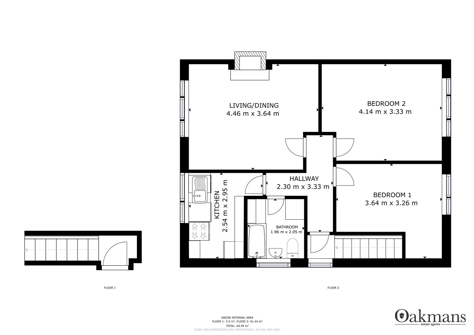 Tessall Lane, Rednal, Birmingham B31, 2 bedroom maisonette for sale ...