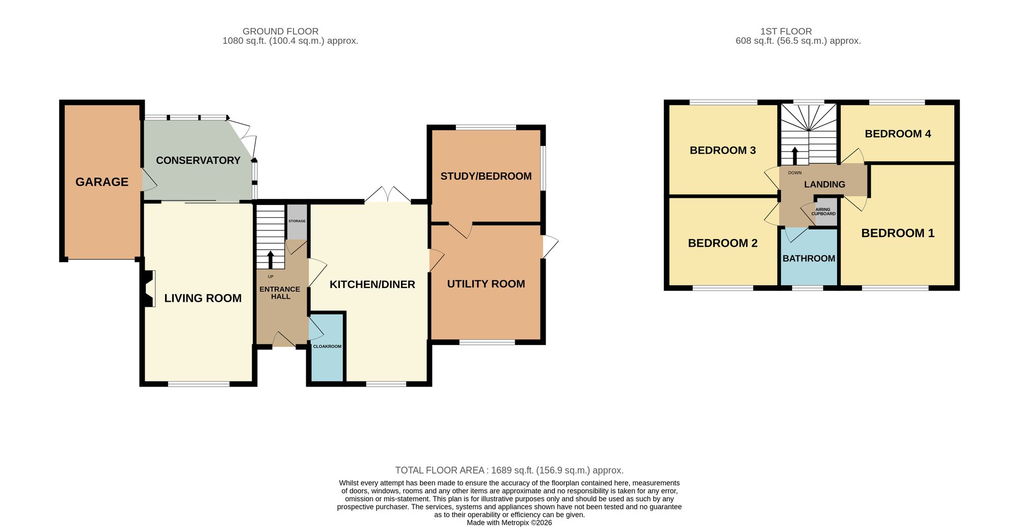 5 Southey Close, Maldon floorplan