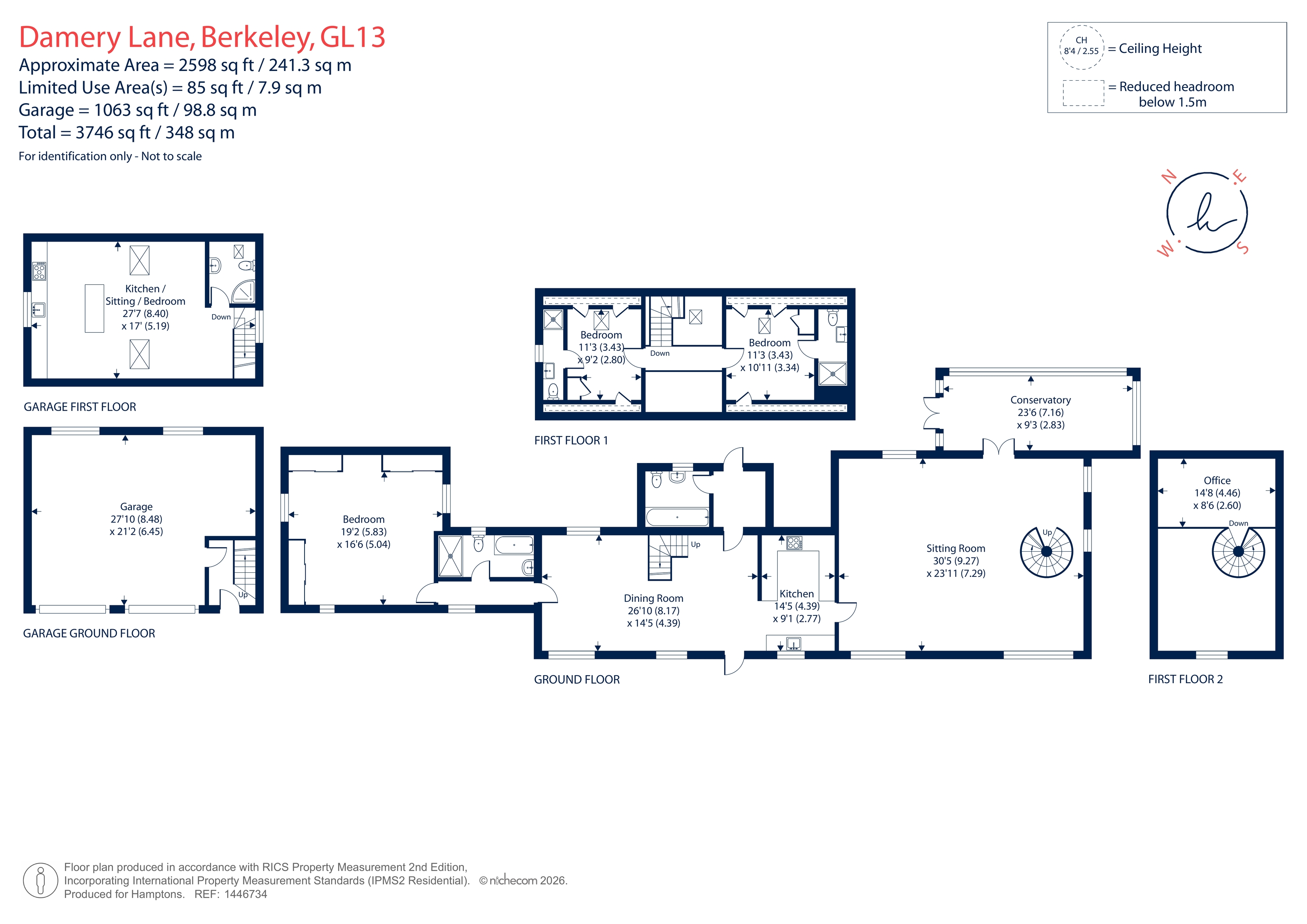 Middle Mill Barn, Damery Lane, Berkeley floorplan