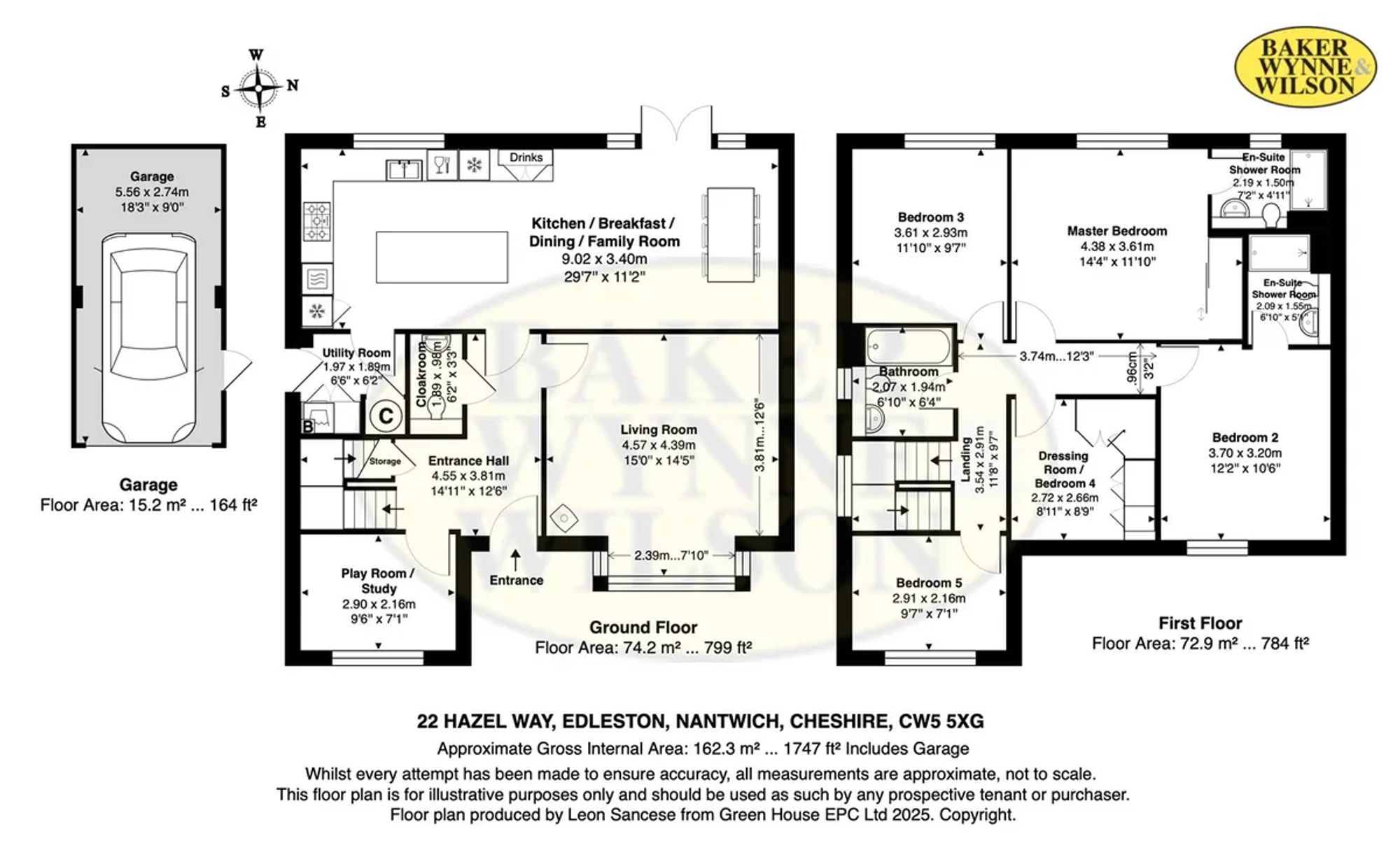 22 Hazel Way, Nantwich floorplan