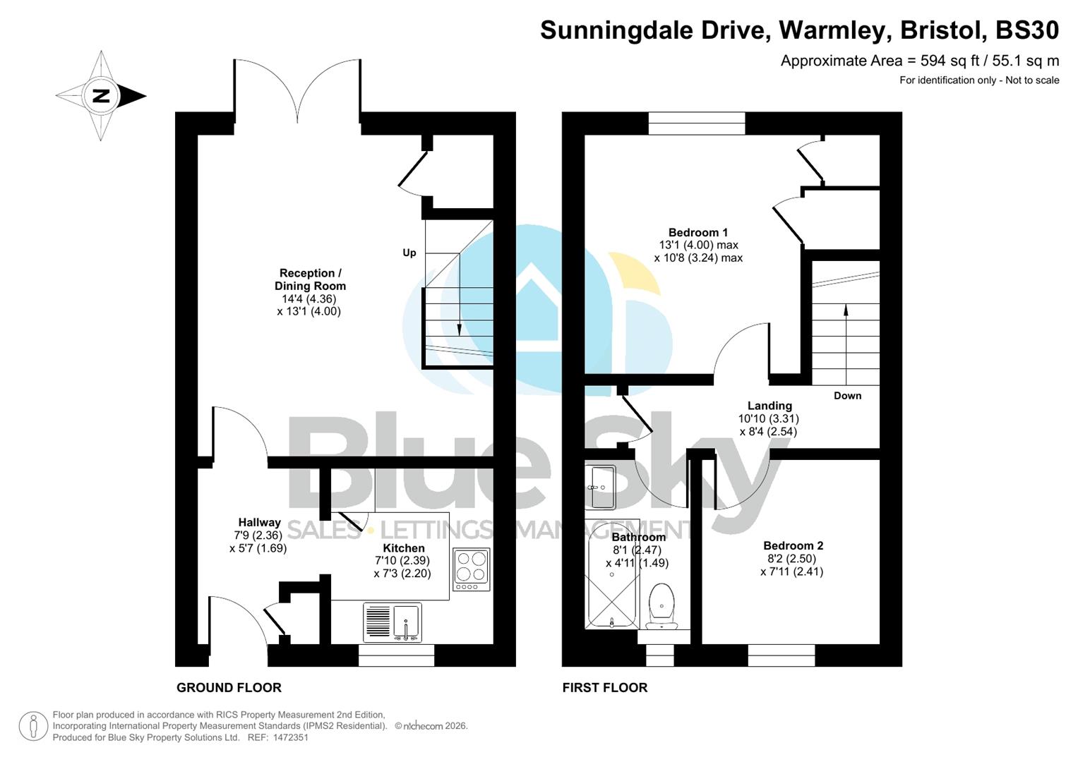 40, Sunningdale Drive, Bristol floorplan