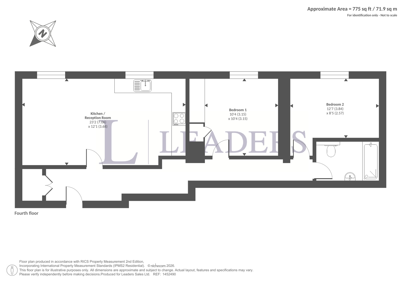 Flat 4, The Old Brewery,, Thomas Street, East Sussex floorplan
