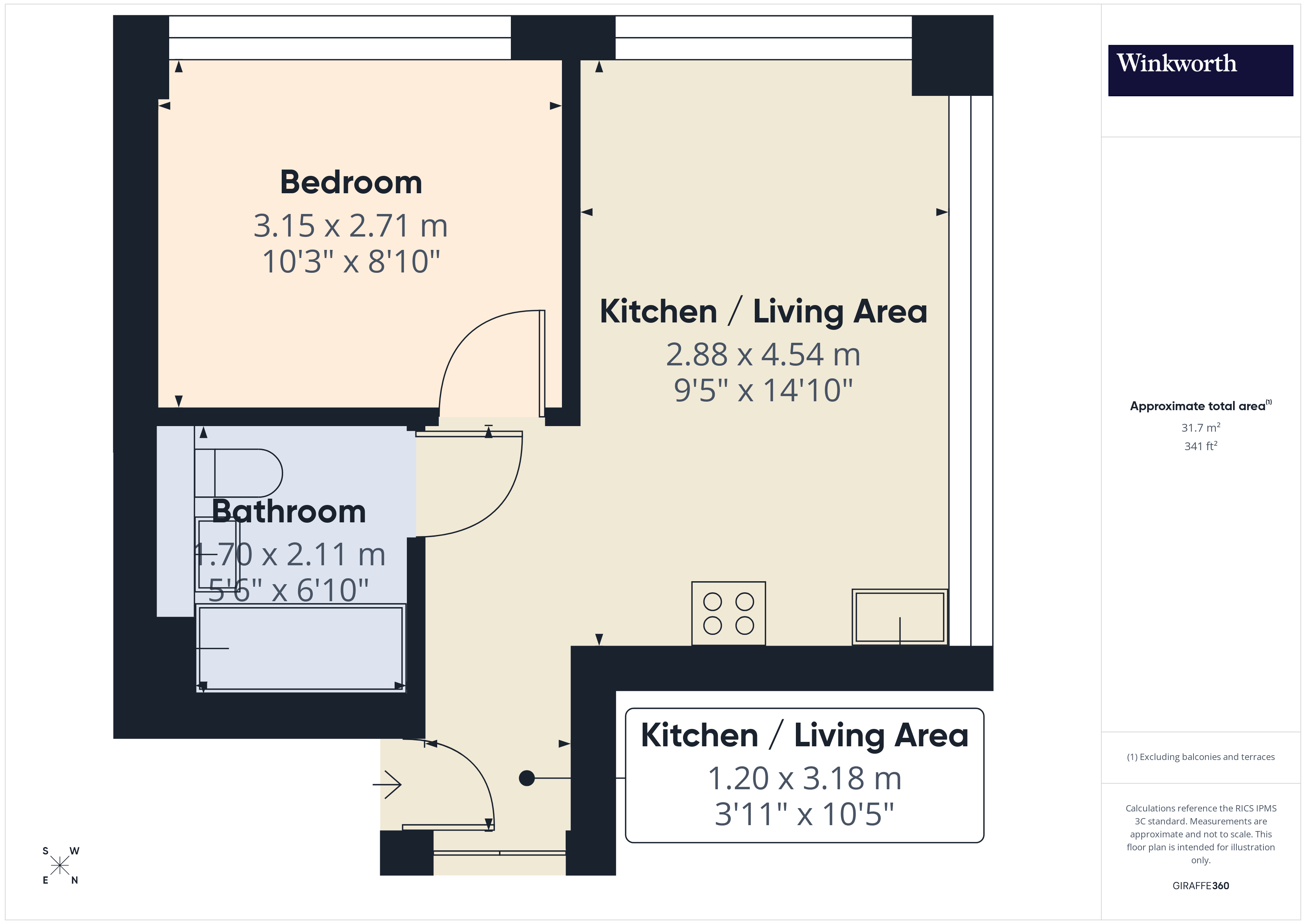 Hanover House, Reading floorplan