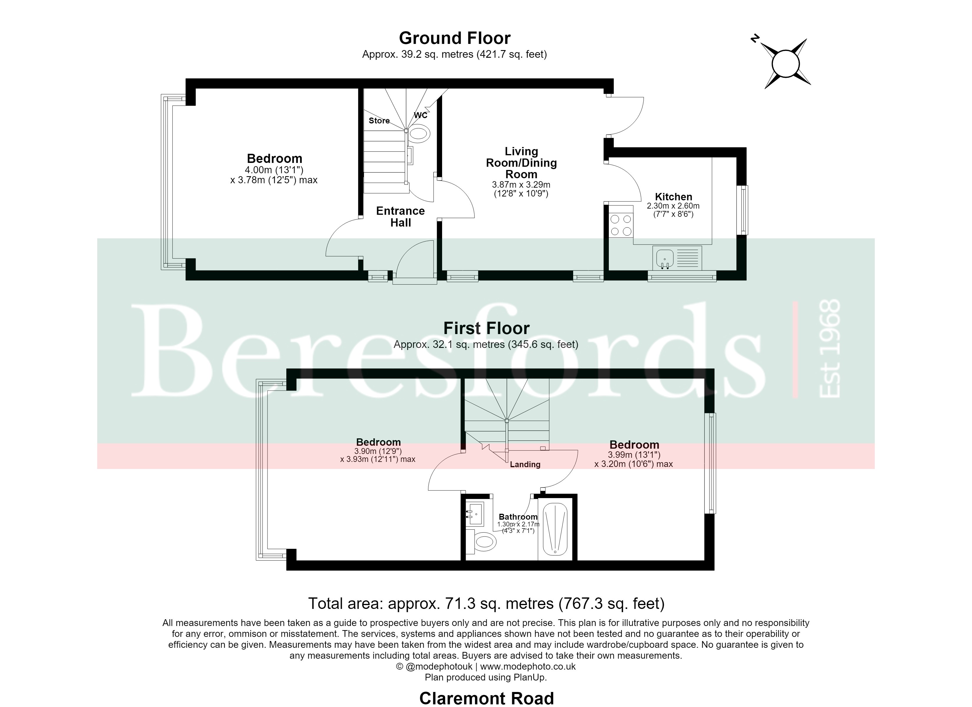 52, Claremont Road, Hornchurch floorplan