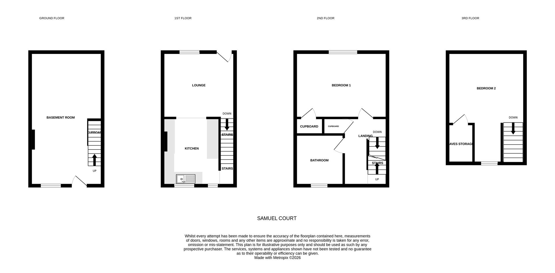 Samuel Court, Ipswich floorplan