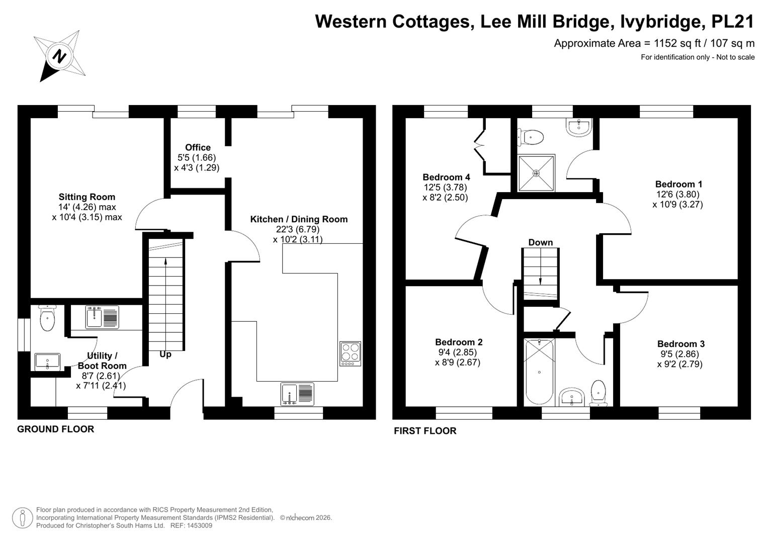 Fernmead House, 5, Western Cottages, Ivybridge floorplan
