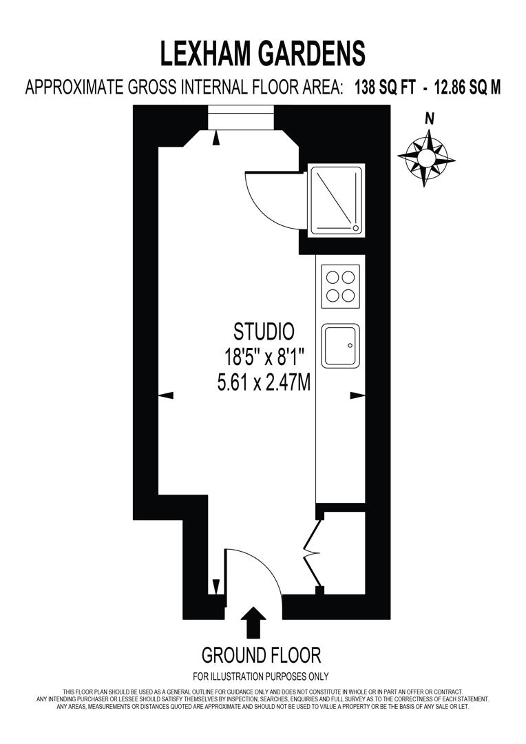 Lexham Gardens, London floorplan