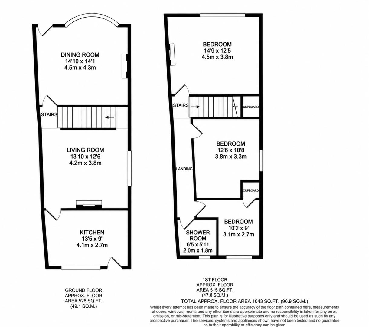 33, St. Johns Road, Sheffield floorplan