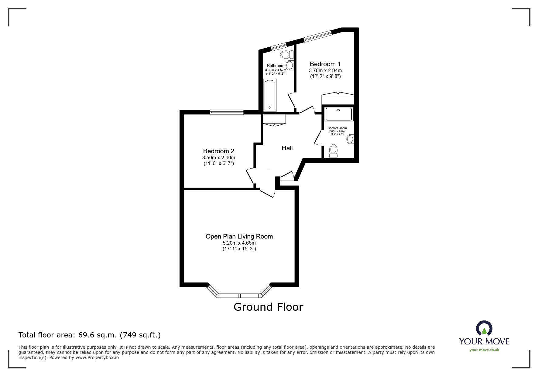 Apartment 4, The Royal,, The Esplanade, West Sussex floorplan
