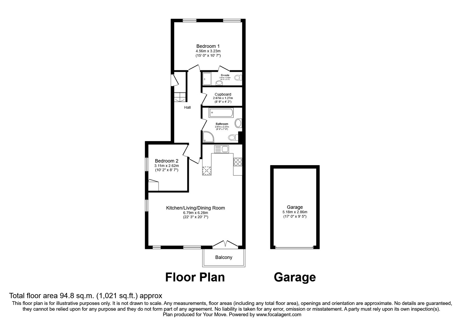 Charles Court, Oxenhope floorplan
