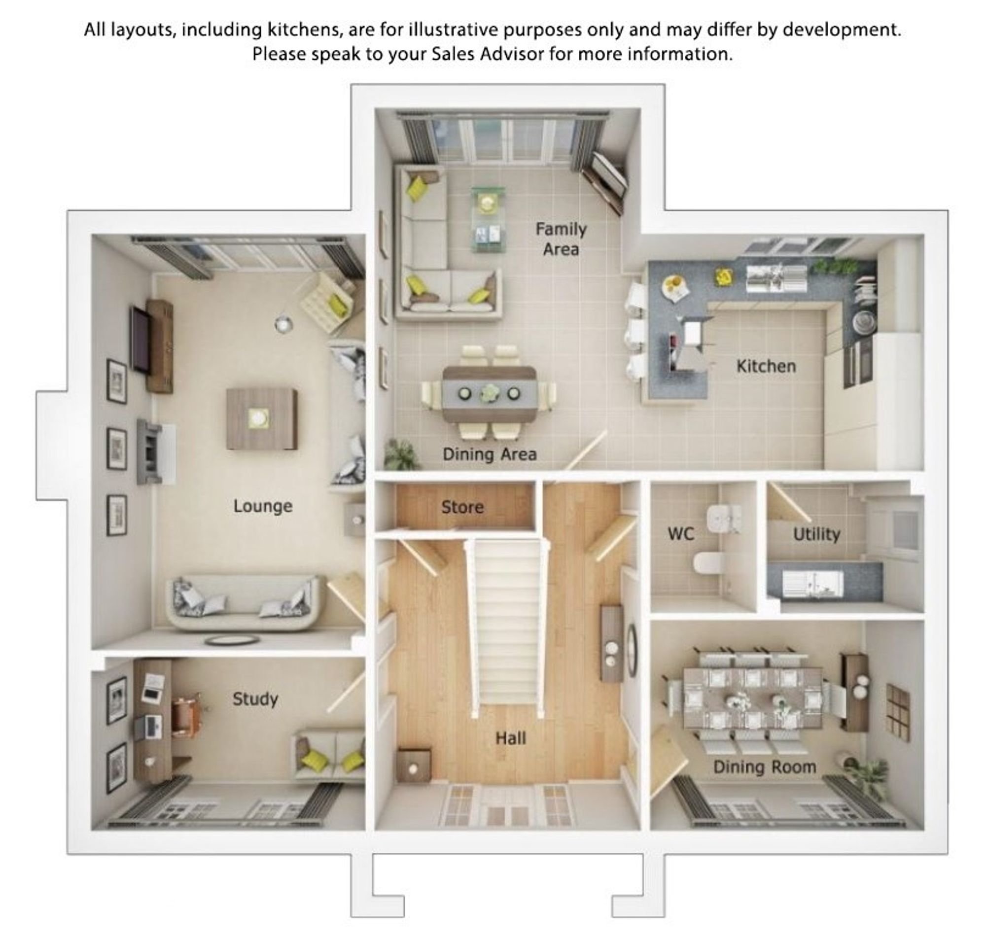 The Ackworth, The Oaks, Newcastle Under Lyme floorplan