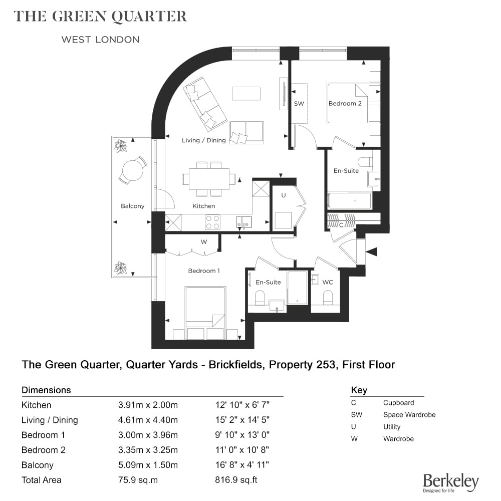 253, London Borough Of Ealing, Ub1 1Bl, Southall floorplan