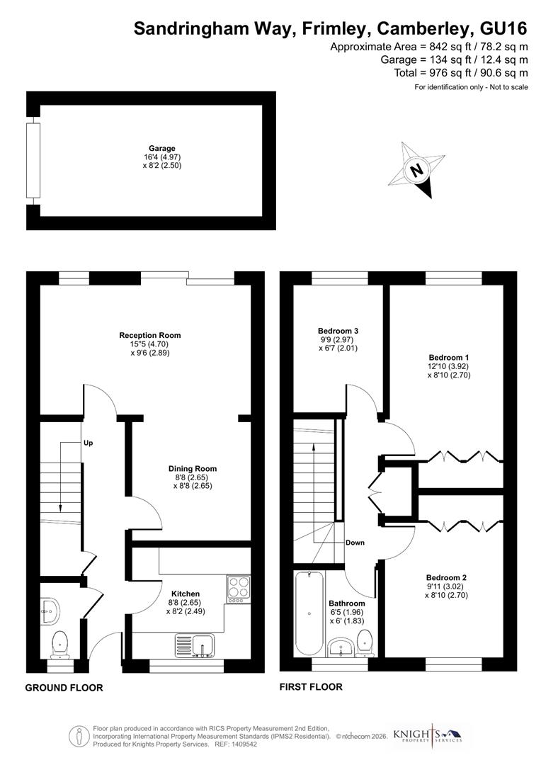 101, Sandringham Way, Frimley, Camberley floorplan