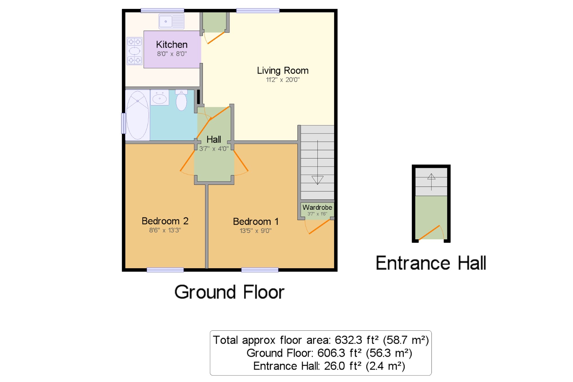 2 Bedrooms Maisonette for sale in Knaphill, Woking GU21