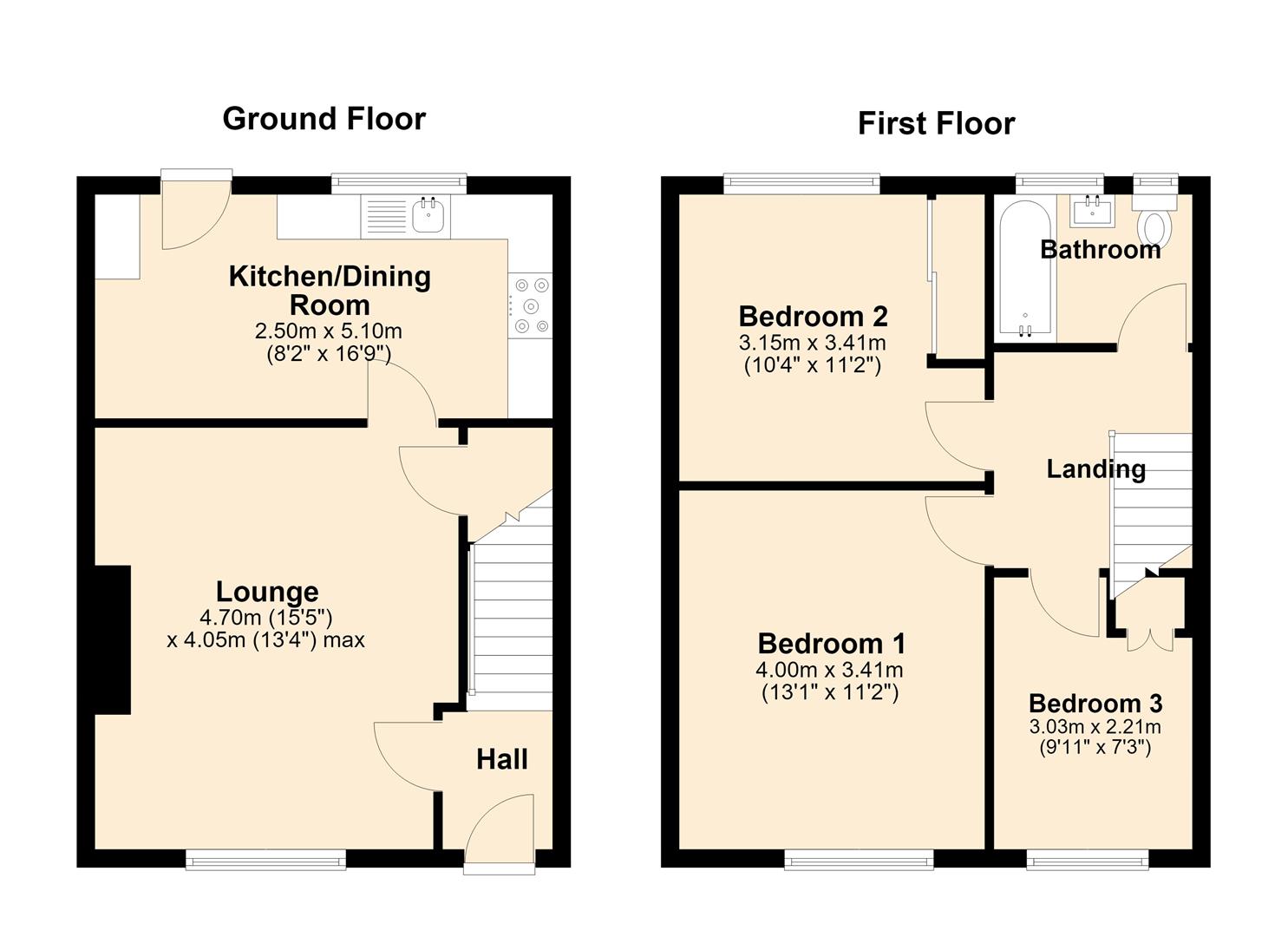 36, Howsham Close, Hull floorplan