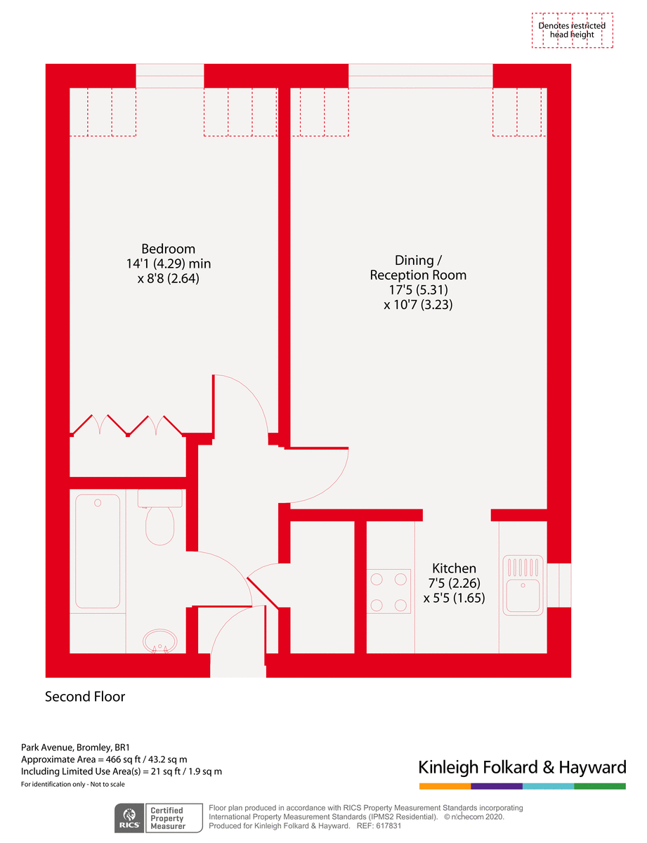 Flat 25, Home Coppice House, 1, Park Avenue, Bromley floorplan