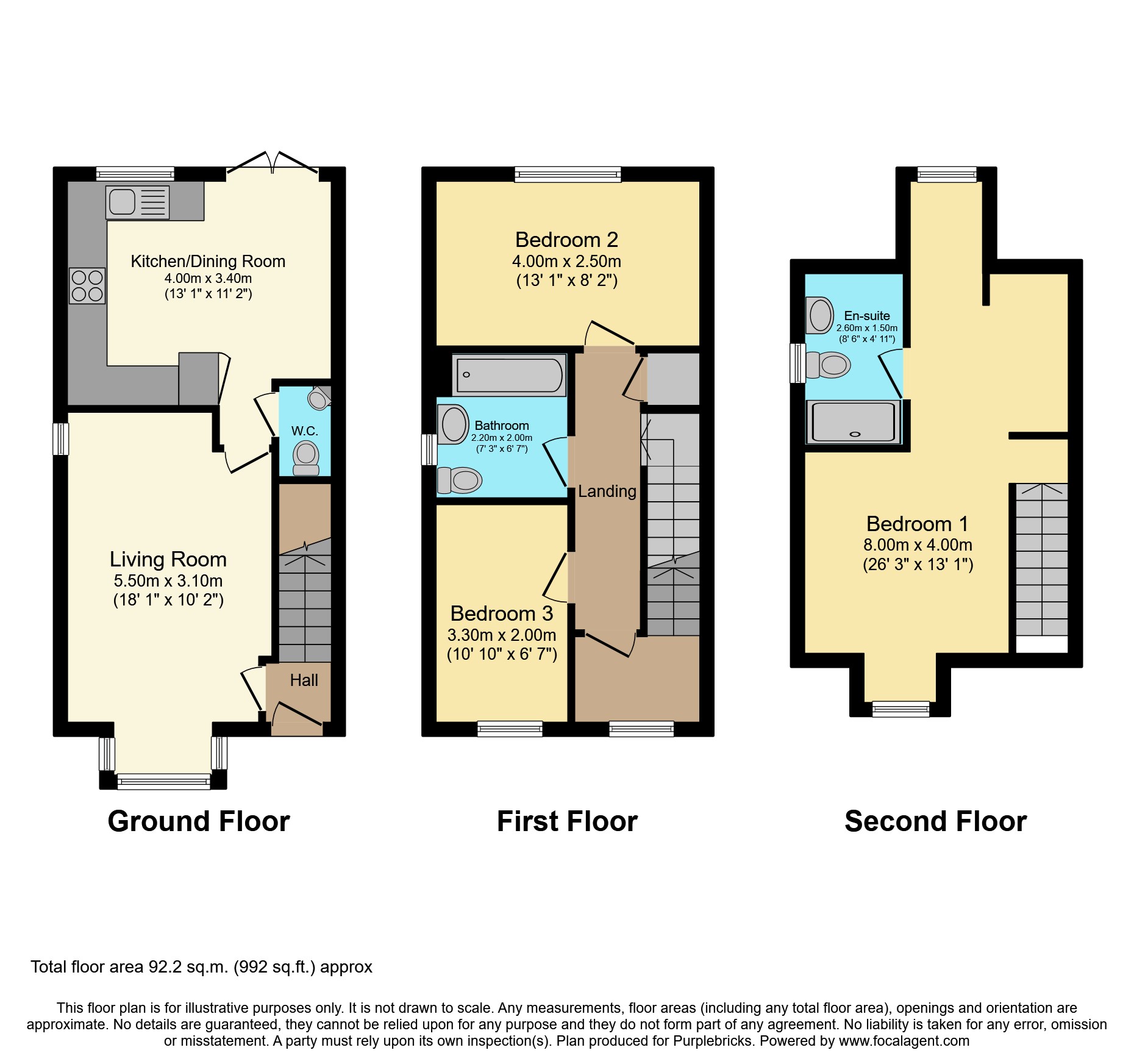 38, Vines Cross Way, Skelmersdale floorplan