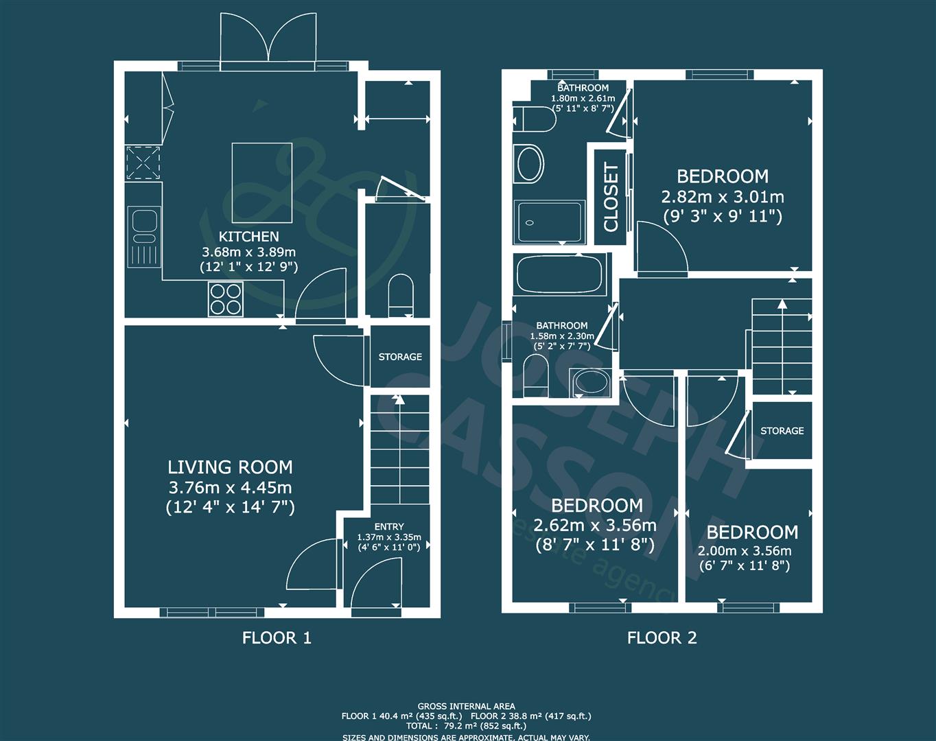 3, Daffodil Place, Bridgwater floorplan