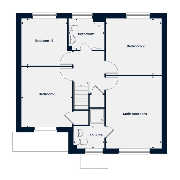 "The Buckland." at Pole Lane, Darwen BB3, 4 bedroom detached house for