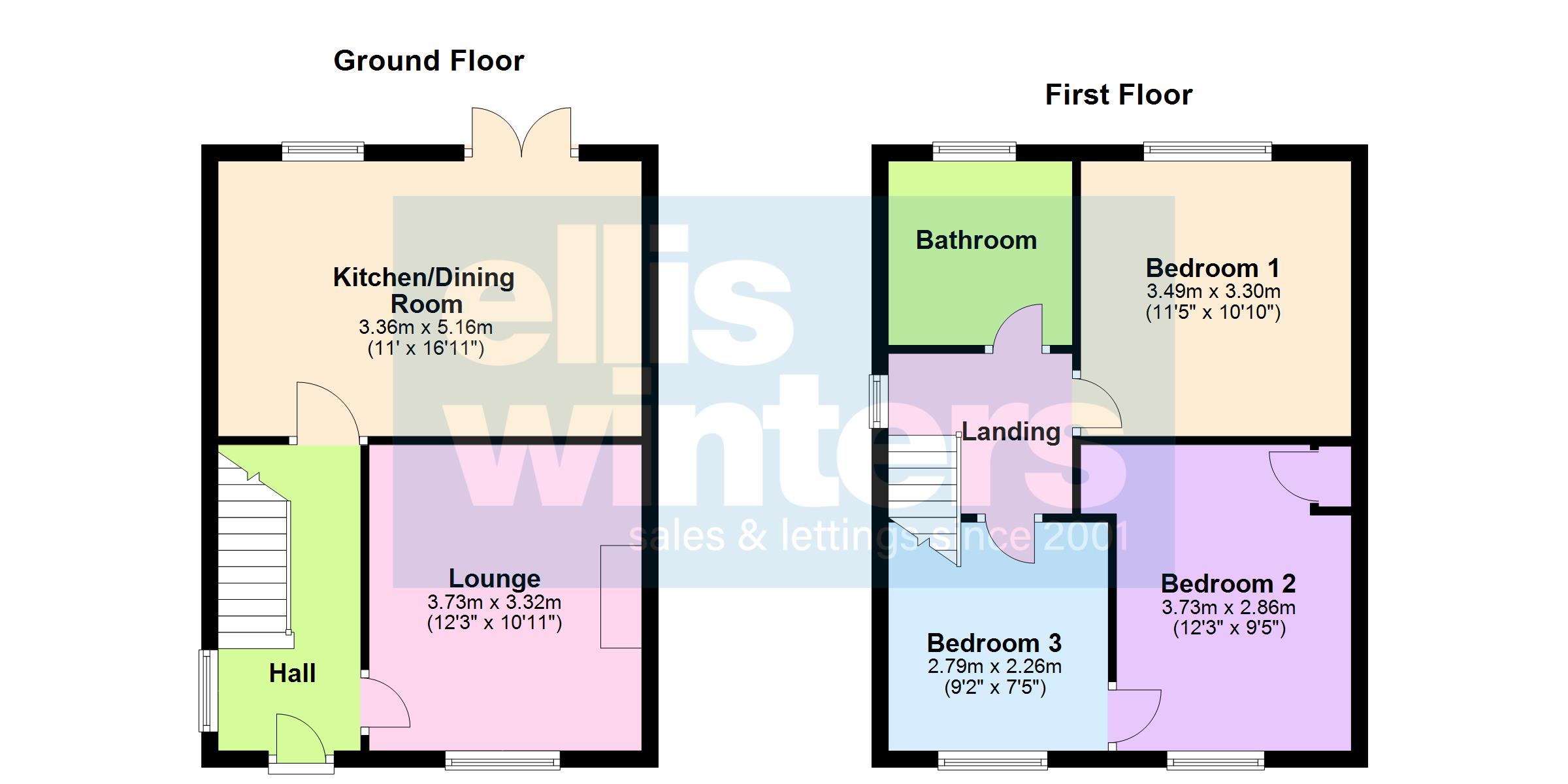 26, Heathcote Close, March floorplan
