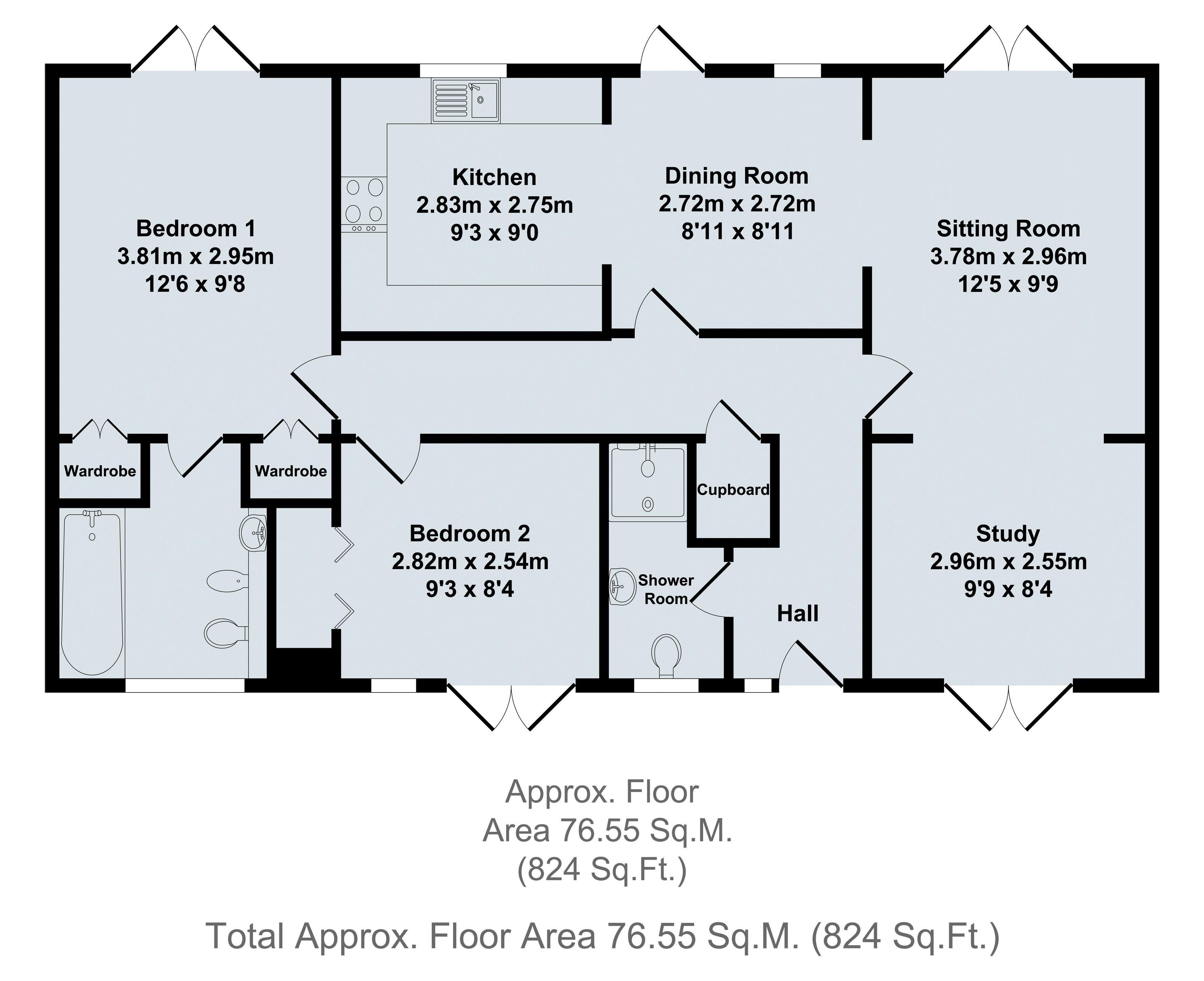 West Quay, Abingdon OX14, 2 bedroom flat for sale 61140065