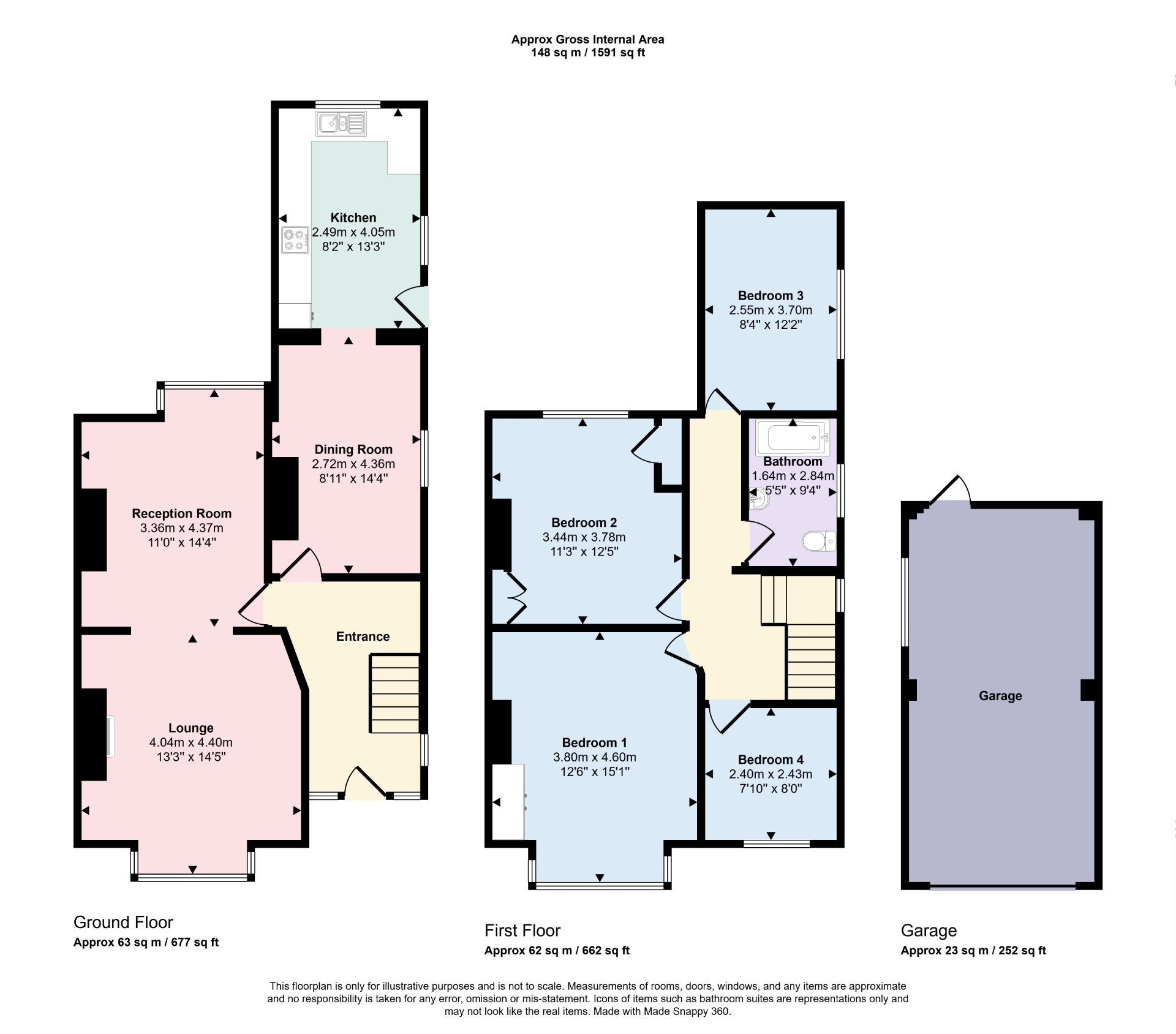 1, Dorothy Crescent, Skegness floorplan