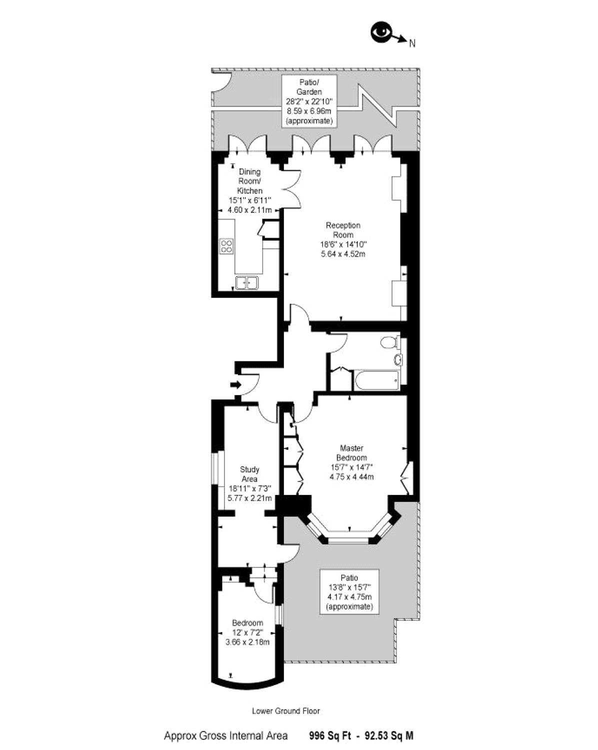 2 Bedrooms Flat to rent in Randolph Crescent, Little Venice W9