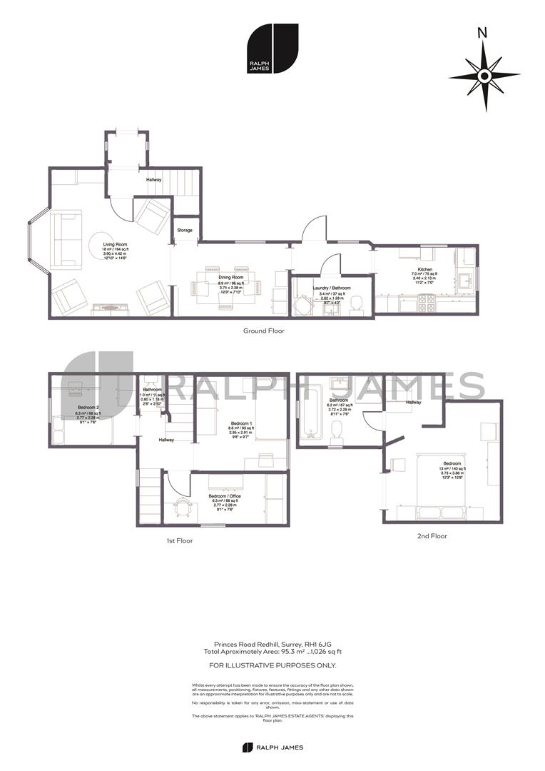 5, Princes Road, Redhill floorplan