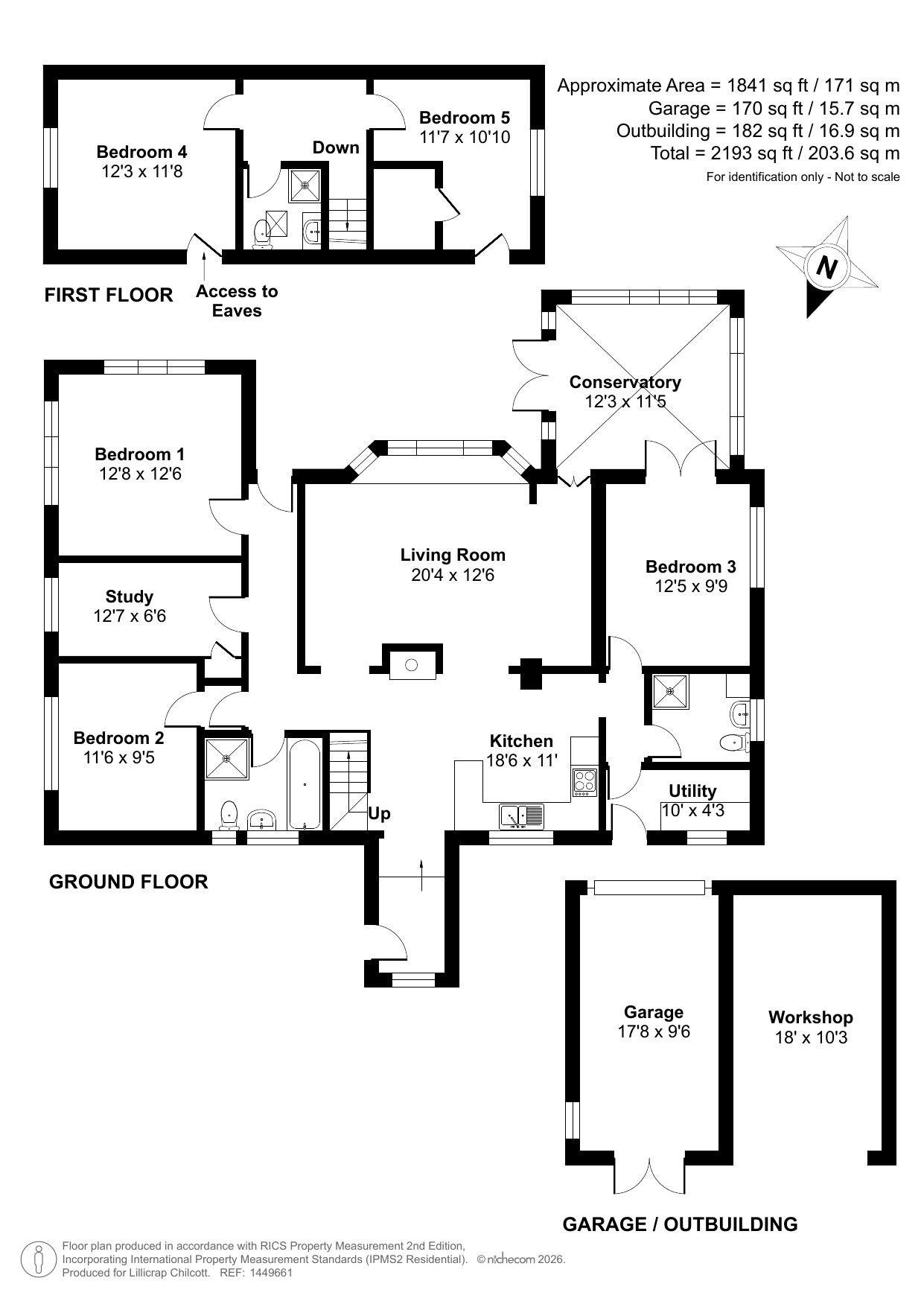 Tregye Tesak, Truro floorplan
