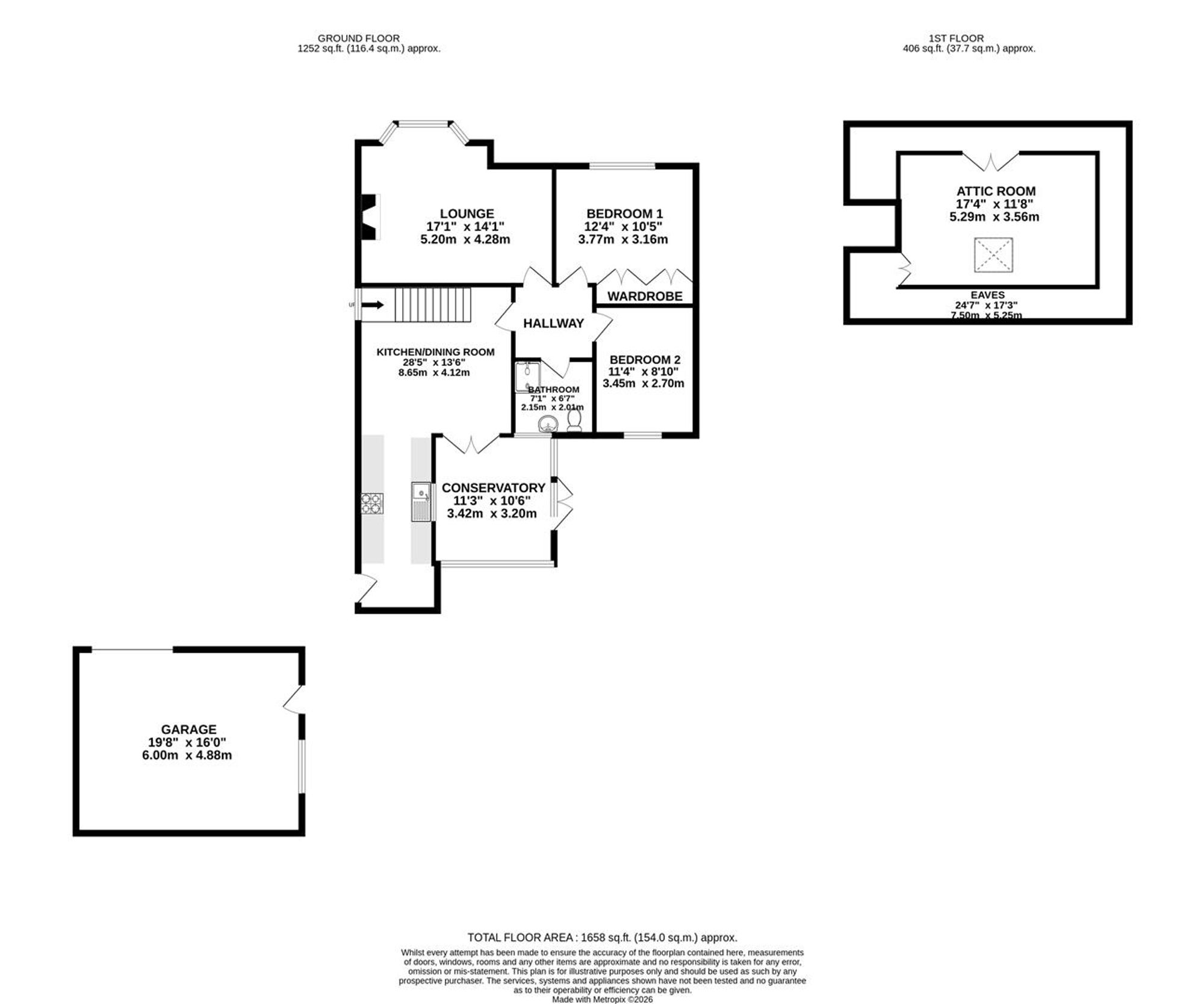 10, Rood Lane, Chesterfield floorplan